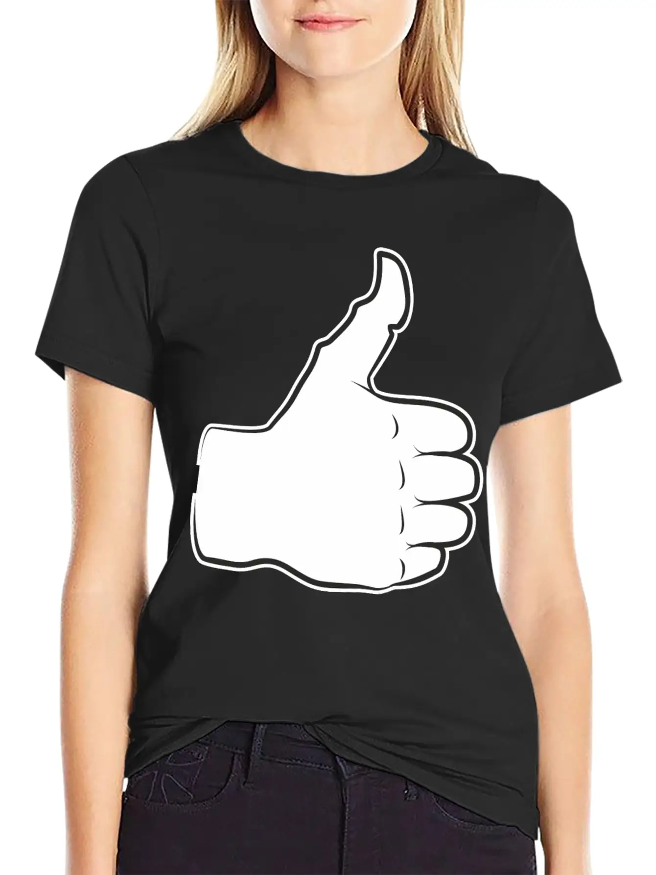 Thumbs Up Everything Is Good And All Right Praise Unisex Casual T-Shirt – Clean Design For Daily Comfort