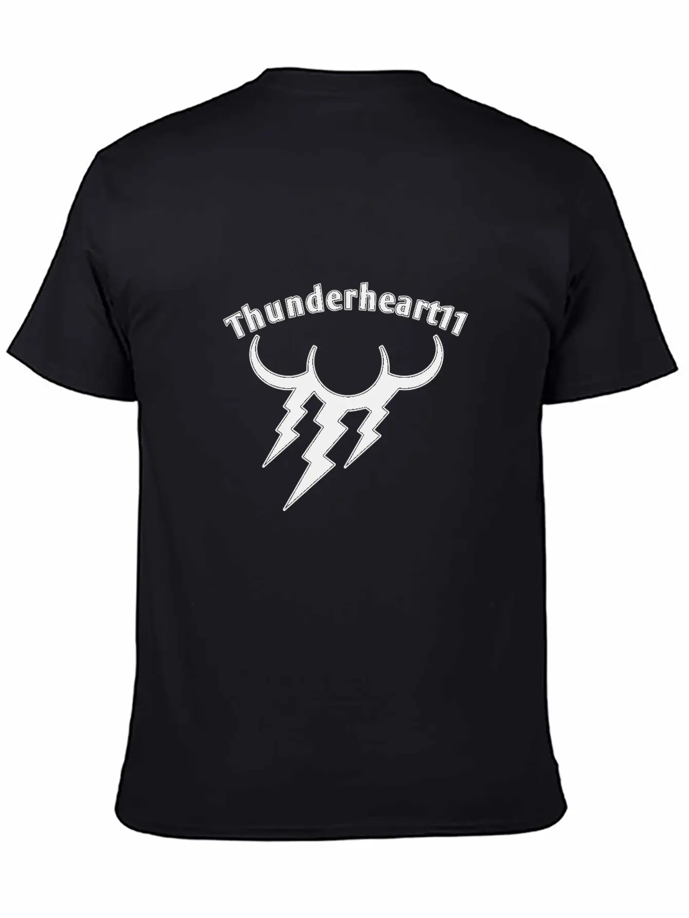 Thunder Black Unisex Casual T-Shirt – Clean Design For Daily Comfort