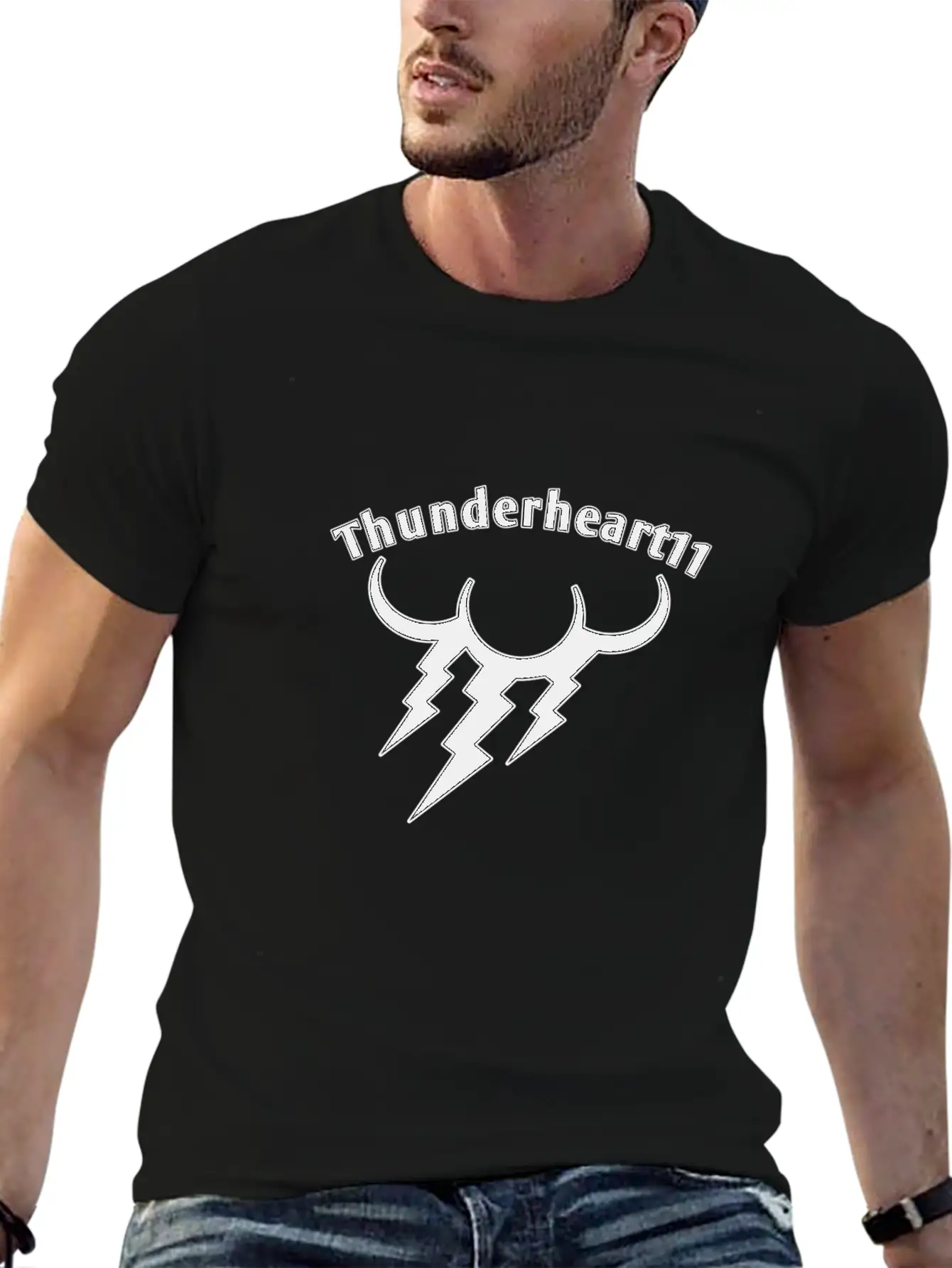 Thunder Black Unisex Casual T-Shirt – Clean Design For Daily Comfort