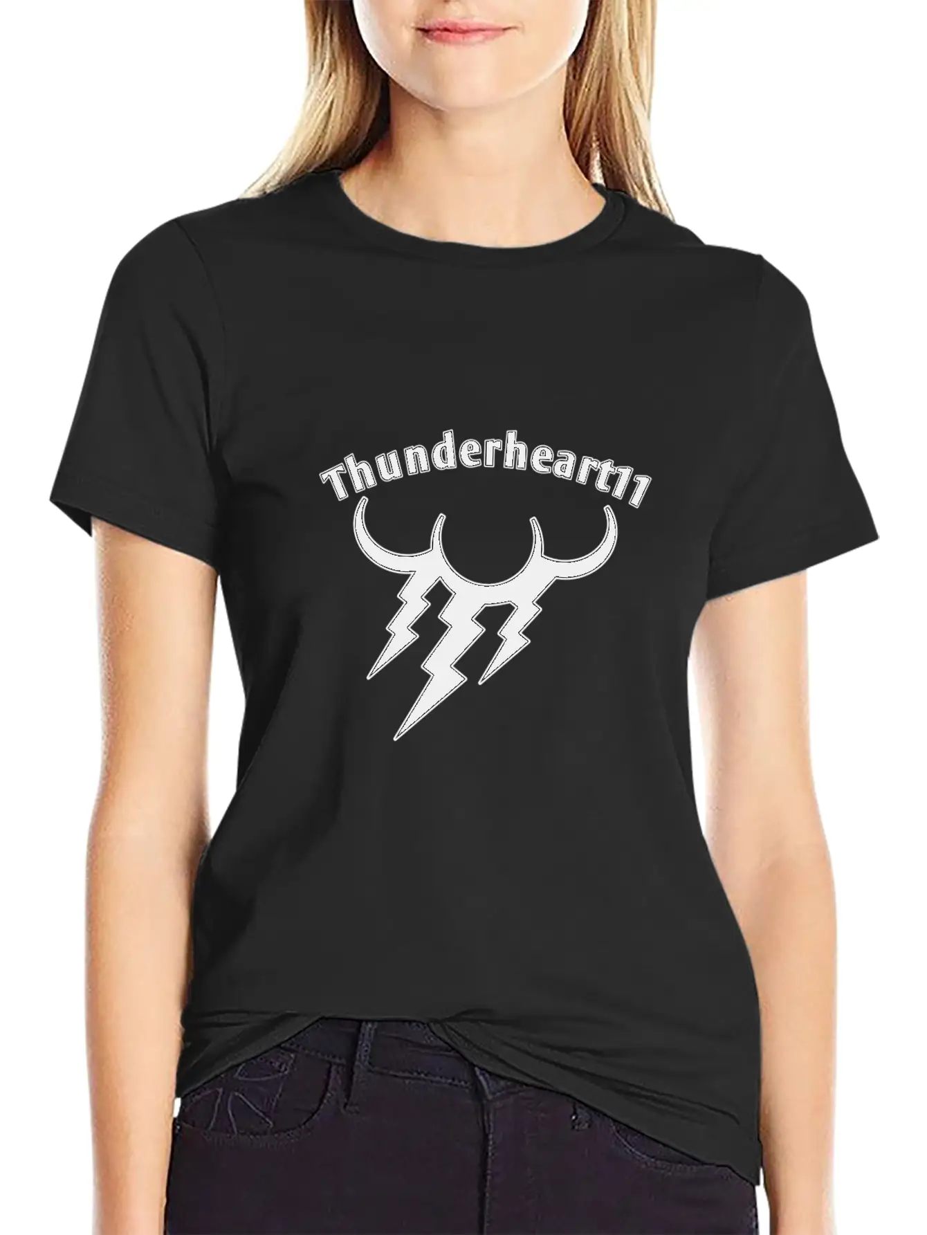 Thunder Black Unisex Casual T-Shirt – Clean Design For Daily Comfort