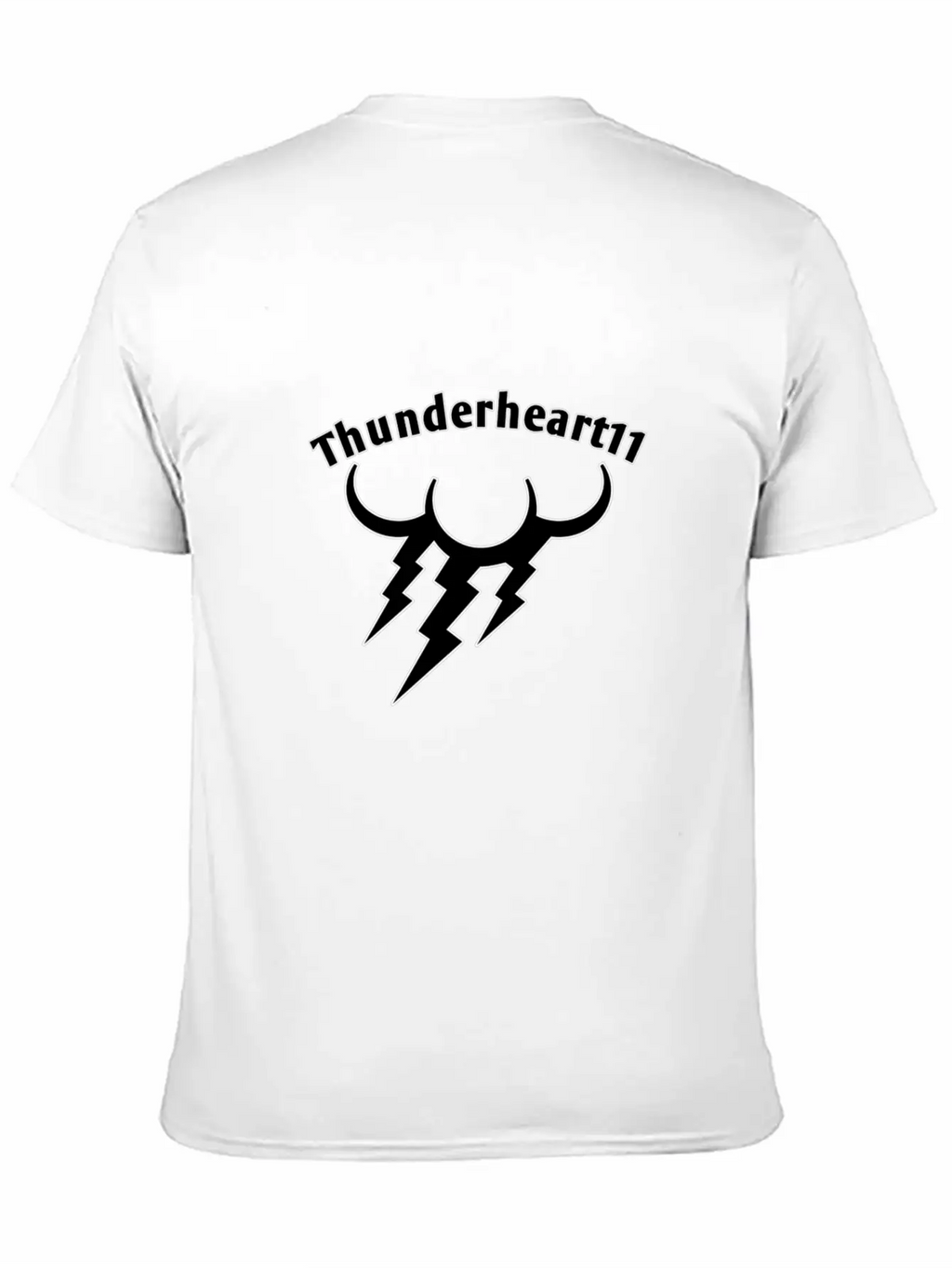 Thunder Black Unisex Casual T-Shirt – Clean Design For Daily Comfort