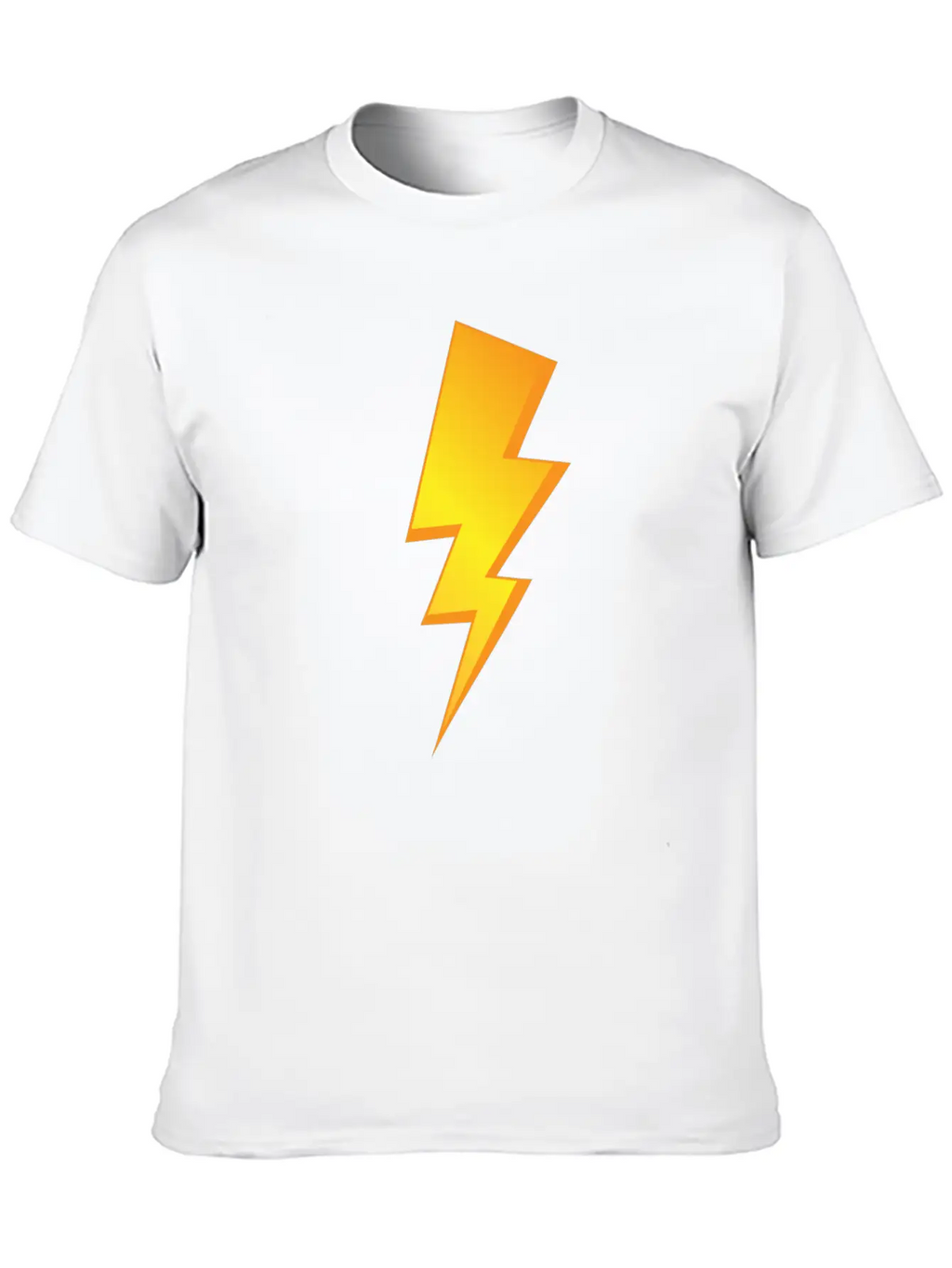 Thunder Lighting Casual Graphic T-Shirt – Simple And Comfortable Daily Wear