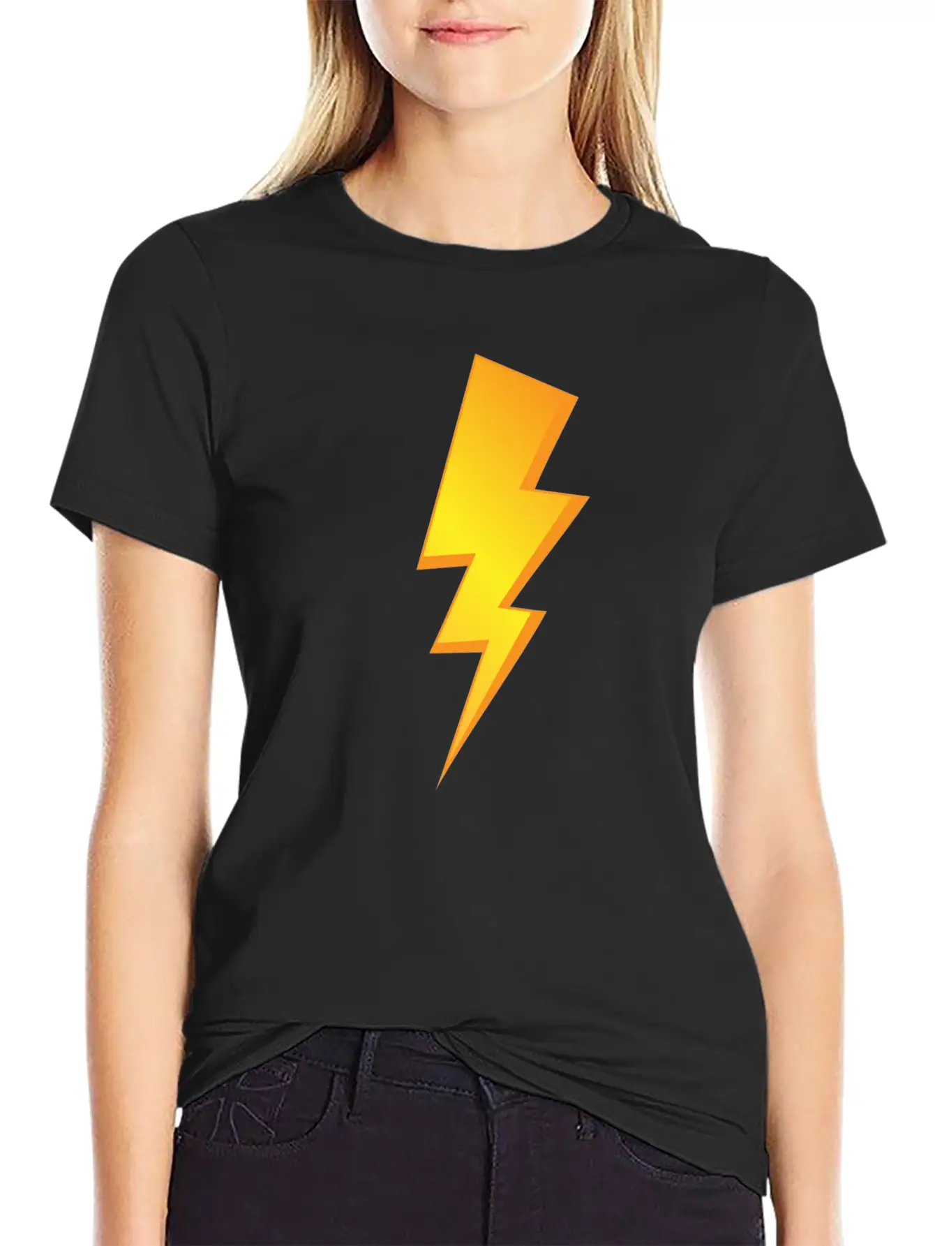 Thunder Lighting Casual Graphic T-Shirt – Simple And Comfortable Daily Wear