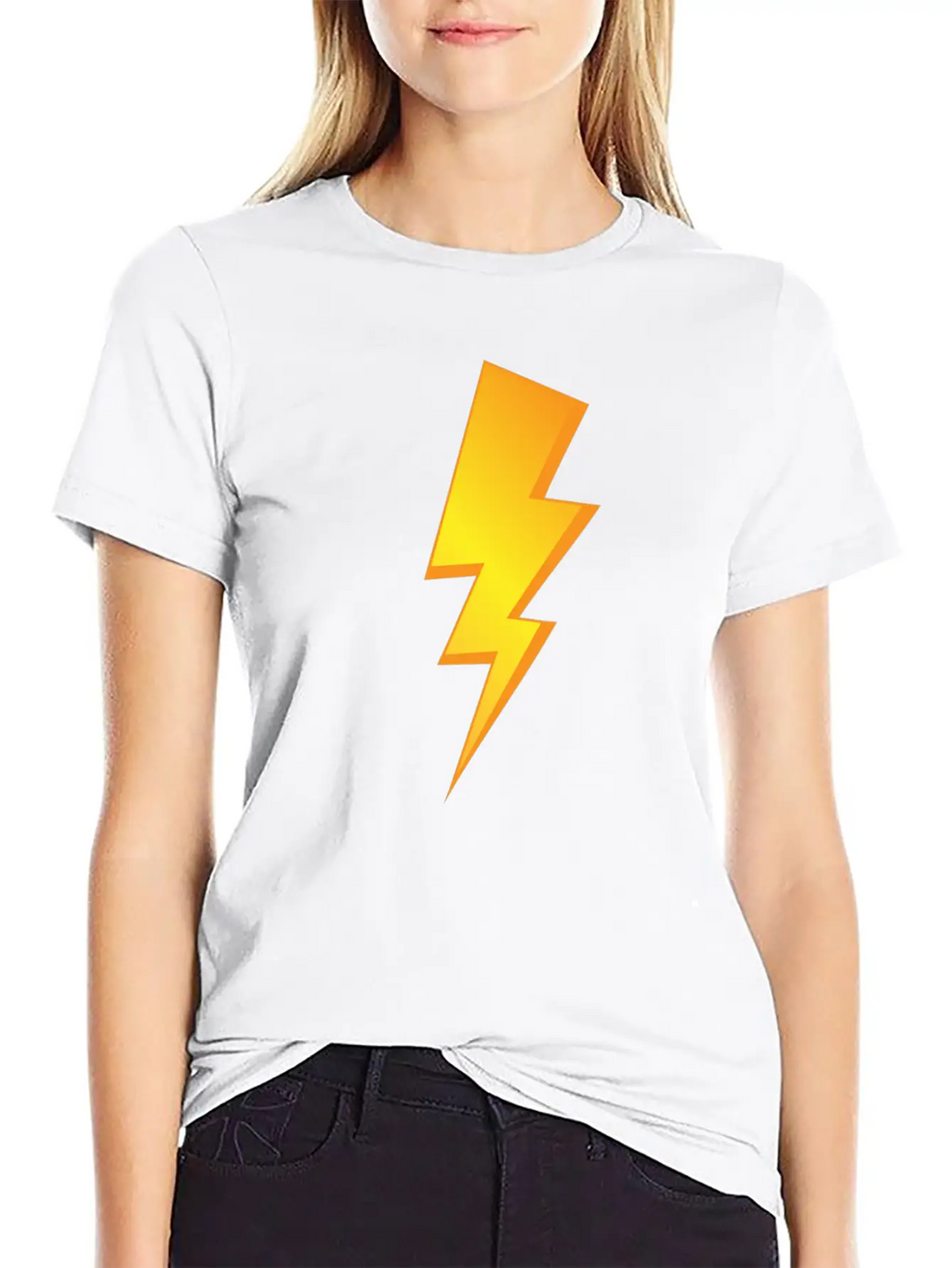 Thunder Lighting Casual Graphic T-Shirt – Simple And Comfortable Daily Wear