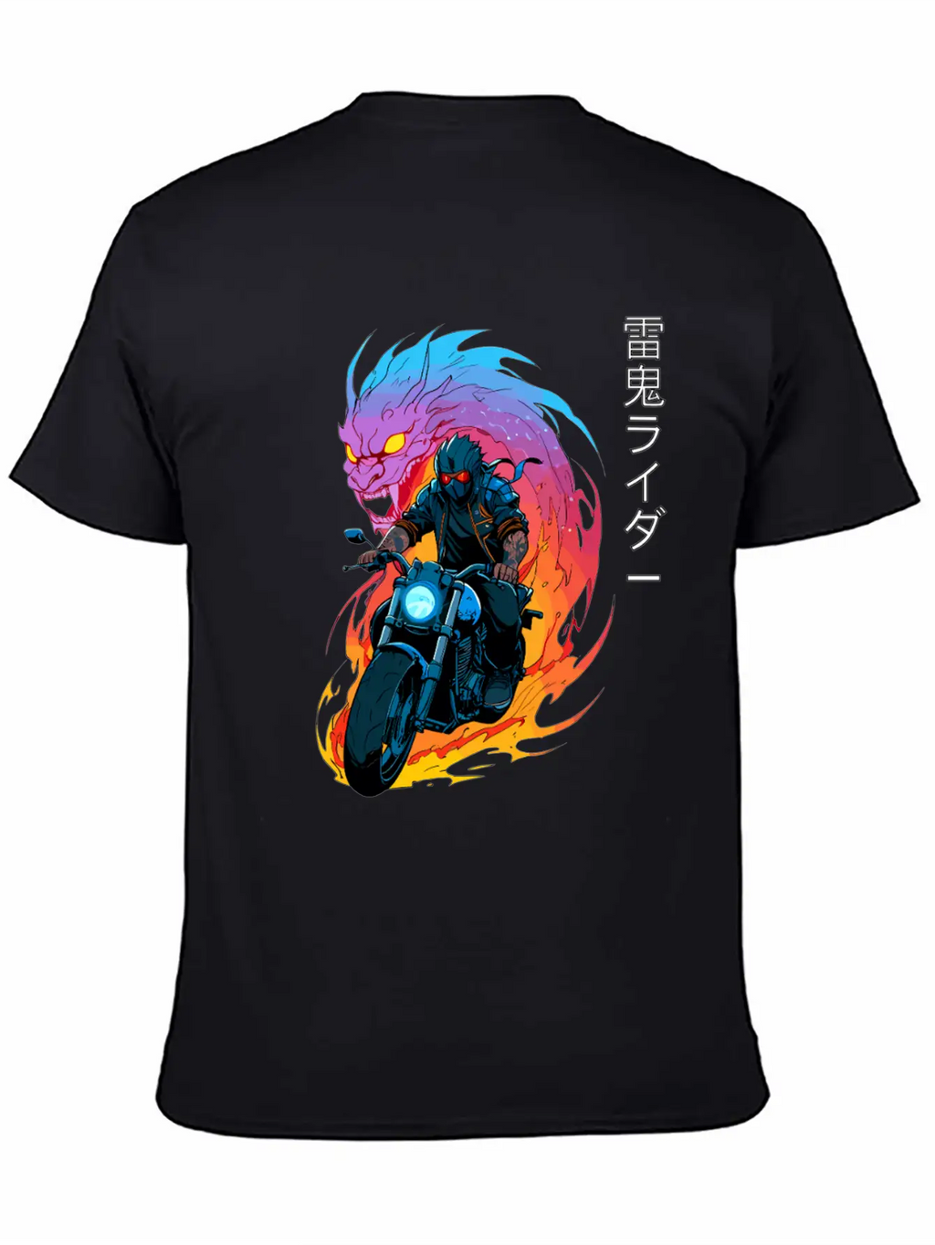 Thunder Oni Rider Unisex Short Sleeve Soft Cotton T-Shirt – Casual Everyday Wear