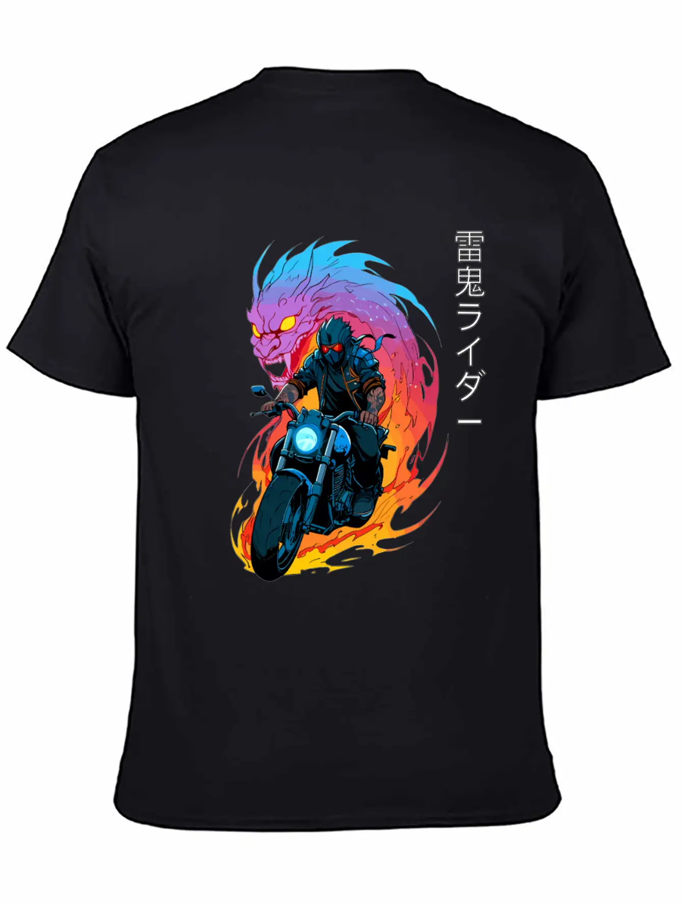 Thunder Oni Rider Unisex Short Sleeve Soft Cotton T-Shirt – Casual Everyday Wear