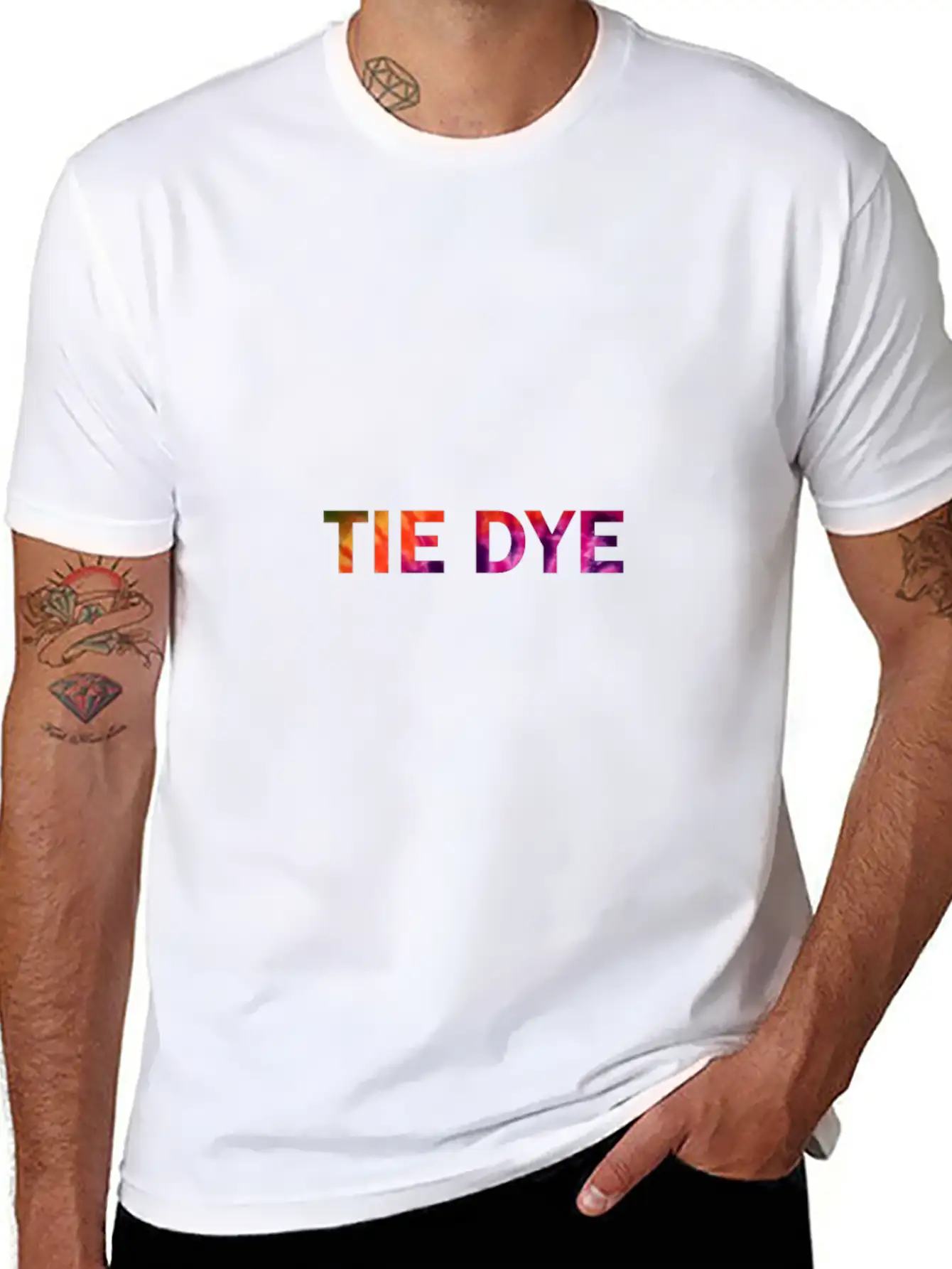 Tie Dye Unisex Short Sleeve Soft Cotton T-Shirt – Casual Everyday Wear