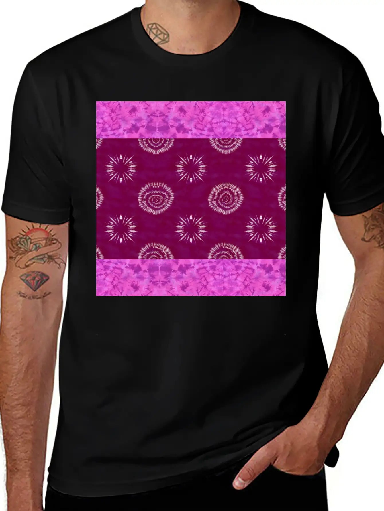 Tie In With Local Culture ! Unisex Short Sleeve Soft Cotton T-Shirt – Casual Everyday Wear