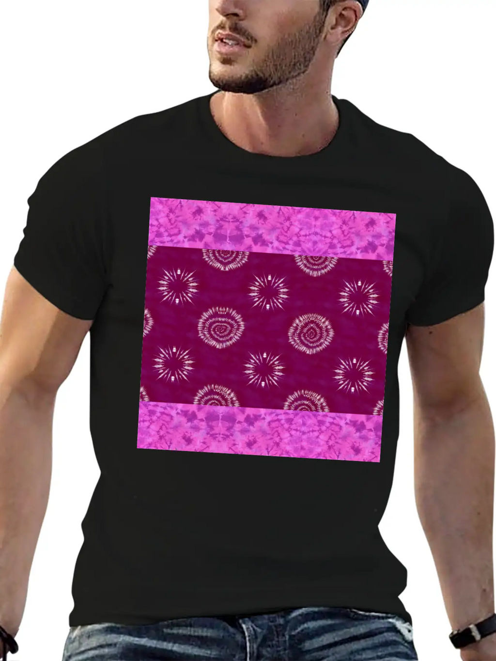 Tie In With Local Culture ! Unisex Short Sleeve Soft Cotton T-Shirt – Casual Everyday Wear