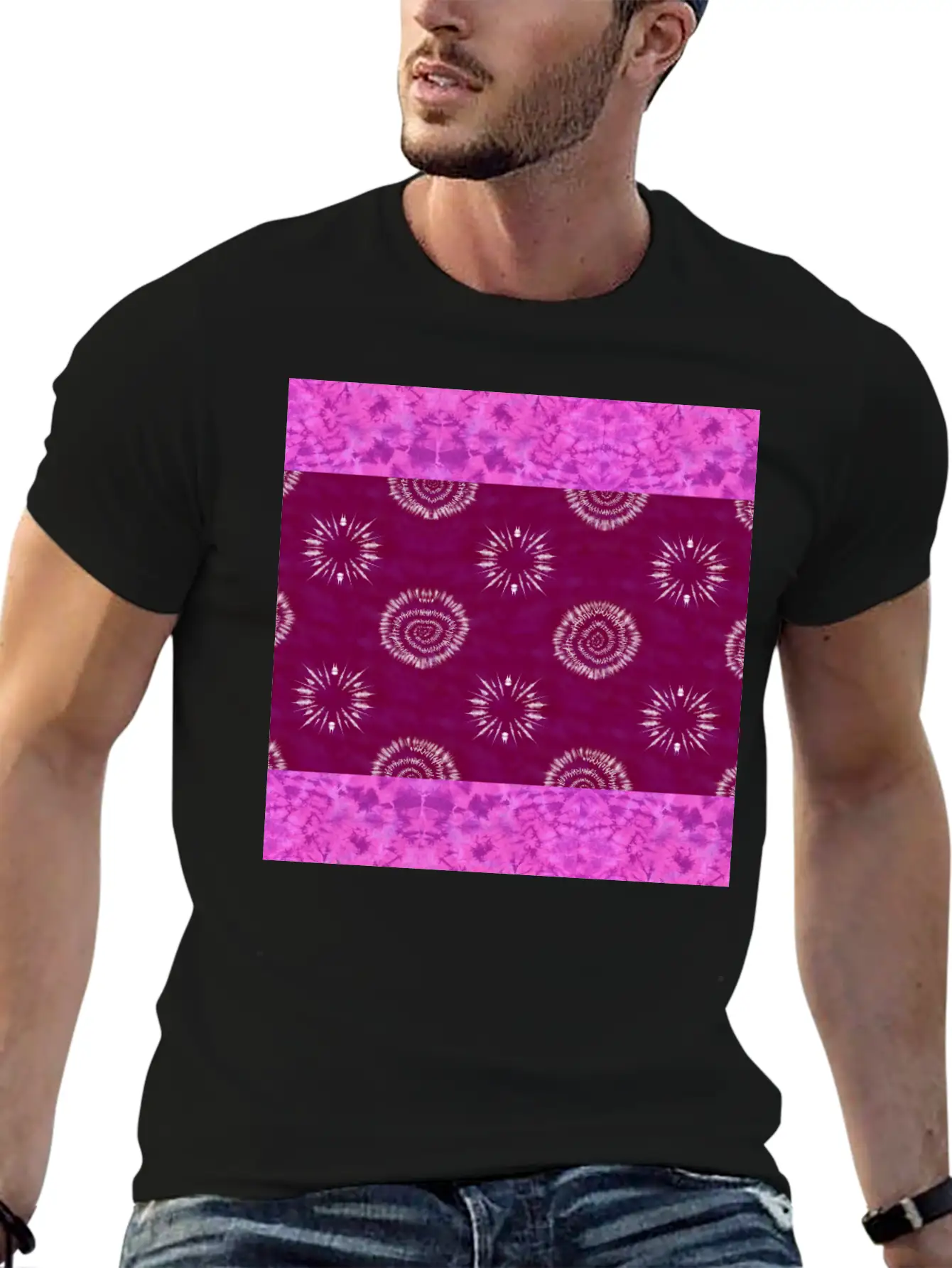 Tie In With Local Culture ! Unisex Short Sleeve Soft Cotton T-Shirt – Casual Everyday Wear