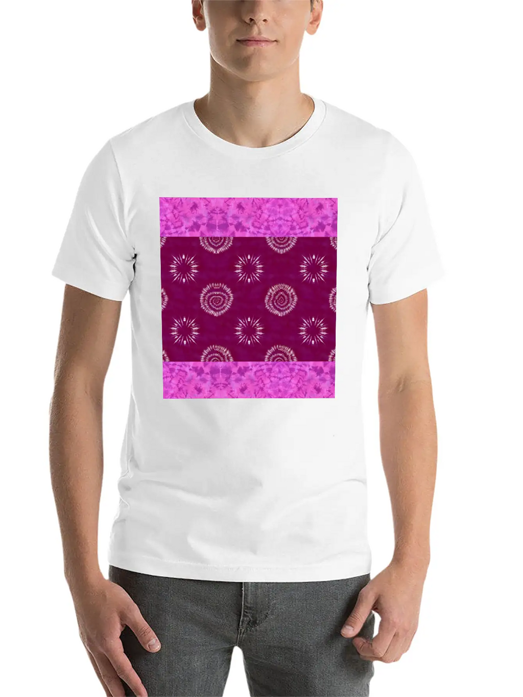 Tie In With Local Culture ! Unisex Short Sleeve Soft Cotton T-Shirt – Casual Everyday Wear
