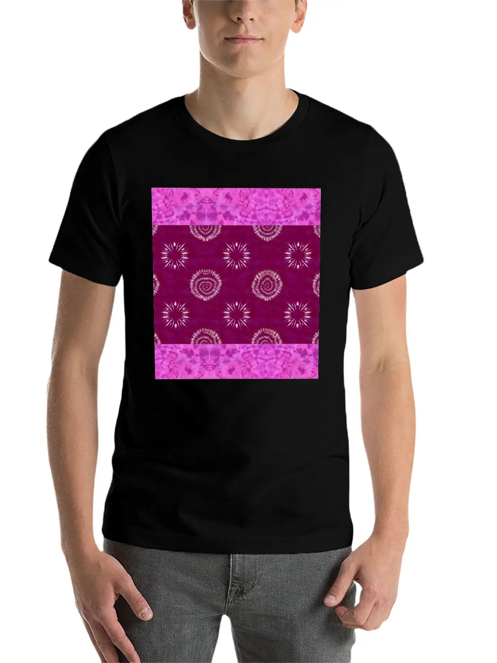Tie In With Local Culture ! Unisex Short Sleeve Soft Cotton T-Shirt – Casual Everyday Wear