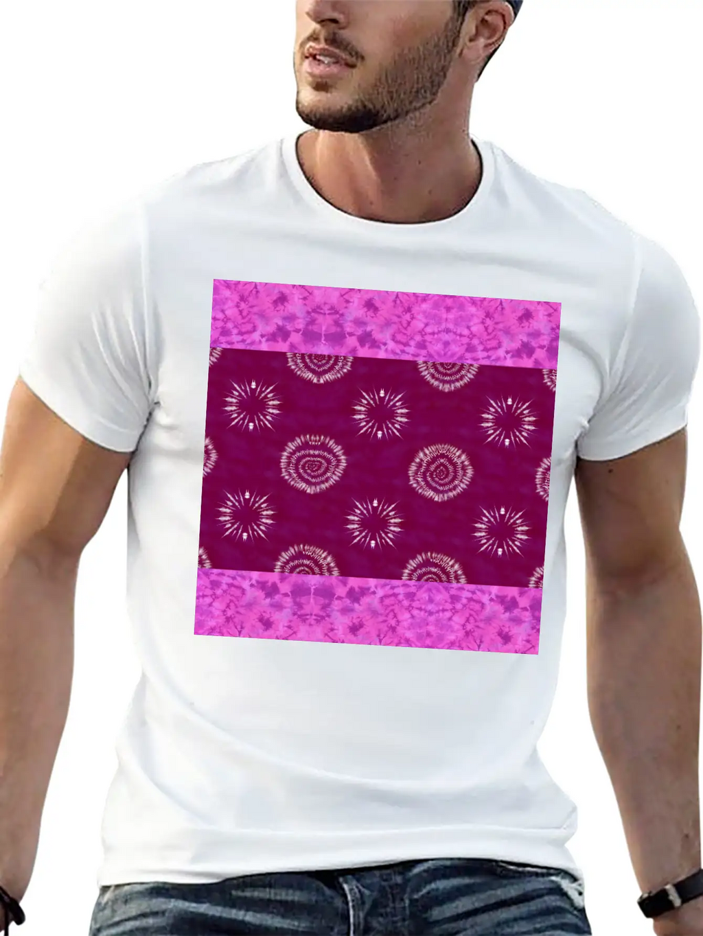 Tie In With Local Culture ! Unisex Short Sleeve Soft Cotton T-Shirt – Casual Everyday Wear