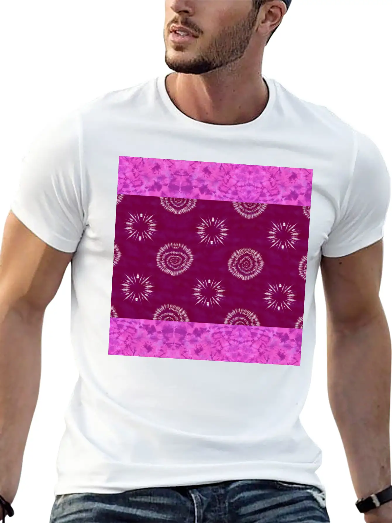 Tie In With Local Culture ! Unisex Short Sleeve Soft Cotton T-Shirt – Casual Everyday Wear