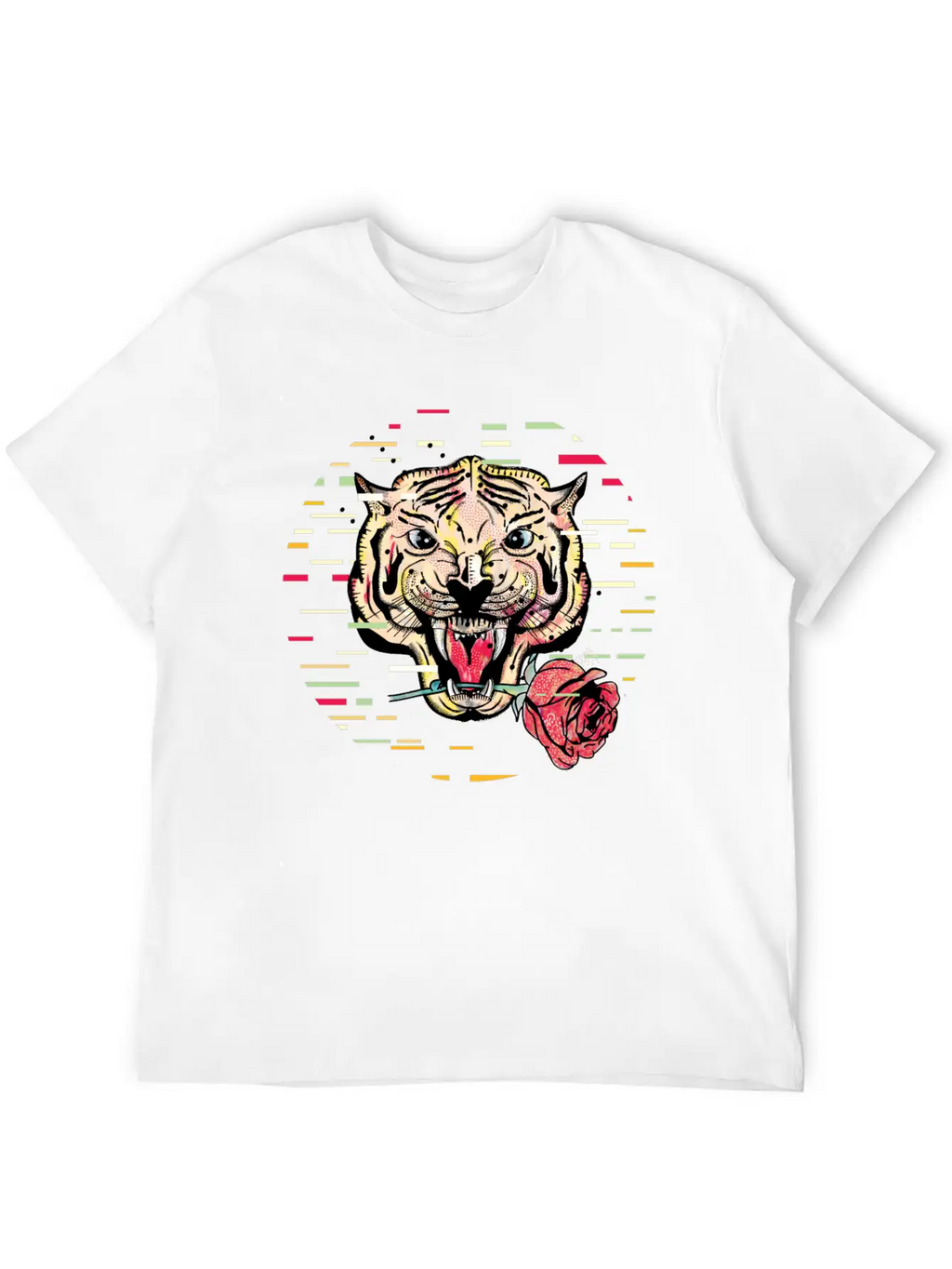 Tiger And Rose Unisex Casual T-Shirt – Clean Design For Daily Comfort