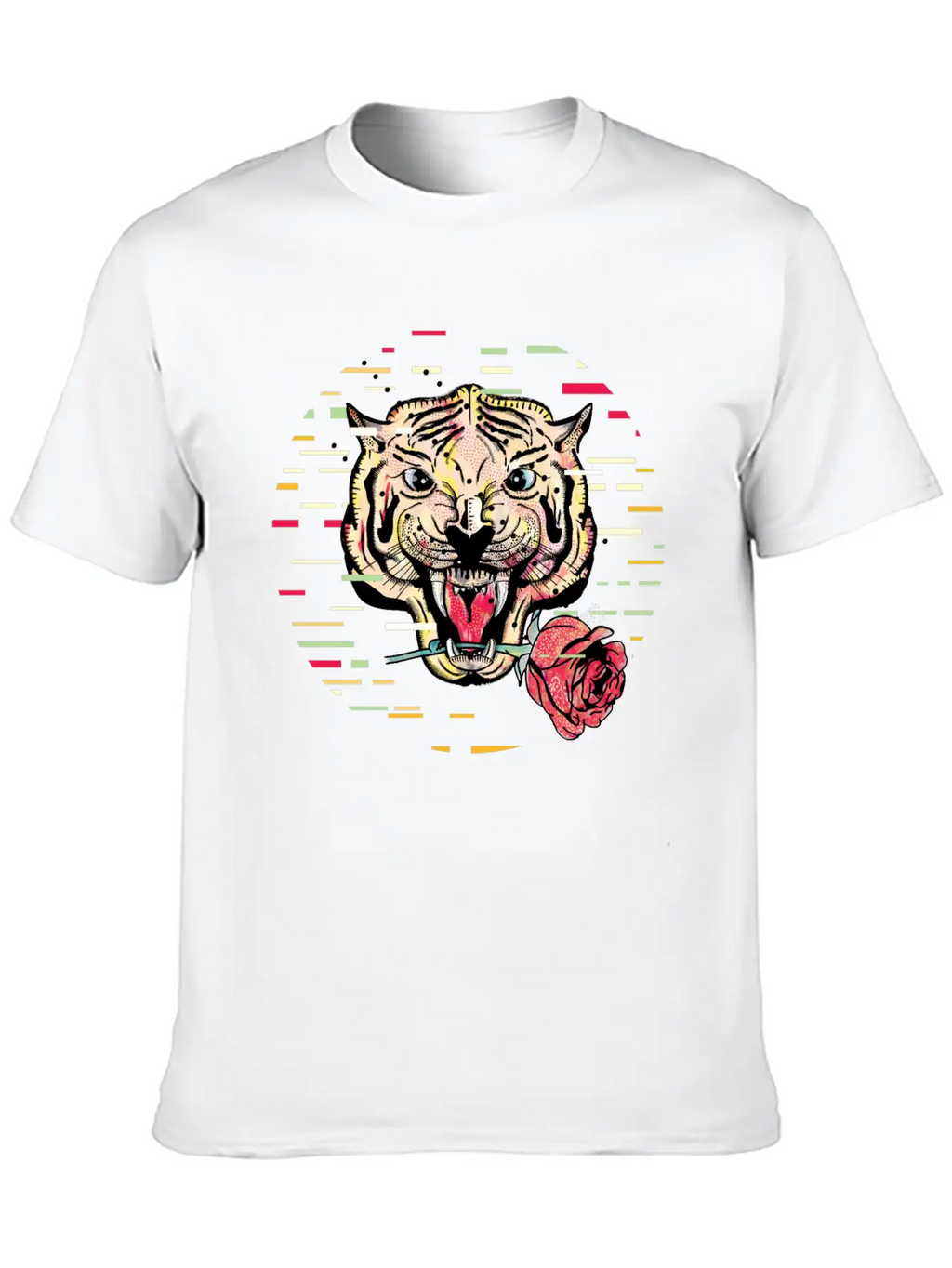 Tiger And Rose Unisex Casual T-Shirt – Clean Design For Daily Comfort