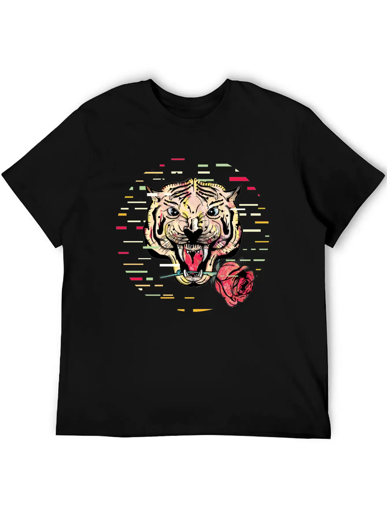 Tiger And Rose Unisex Casual T-Shirt – Clean Design For Daily Comfort
