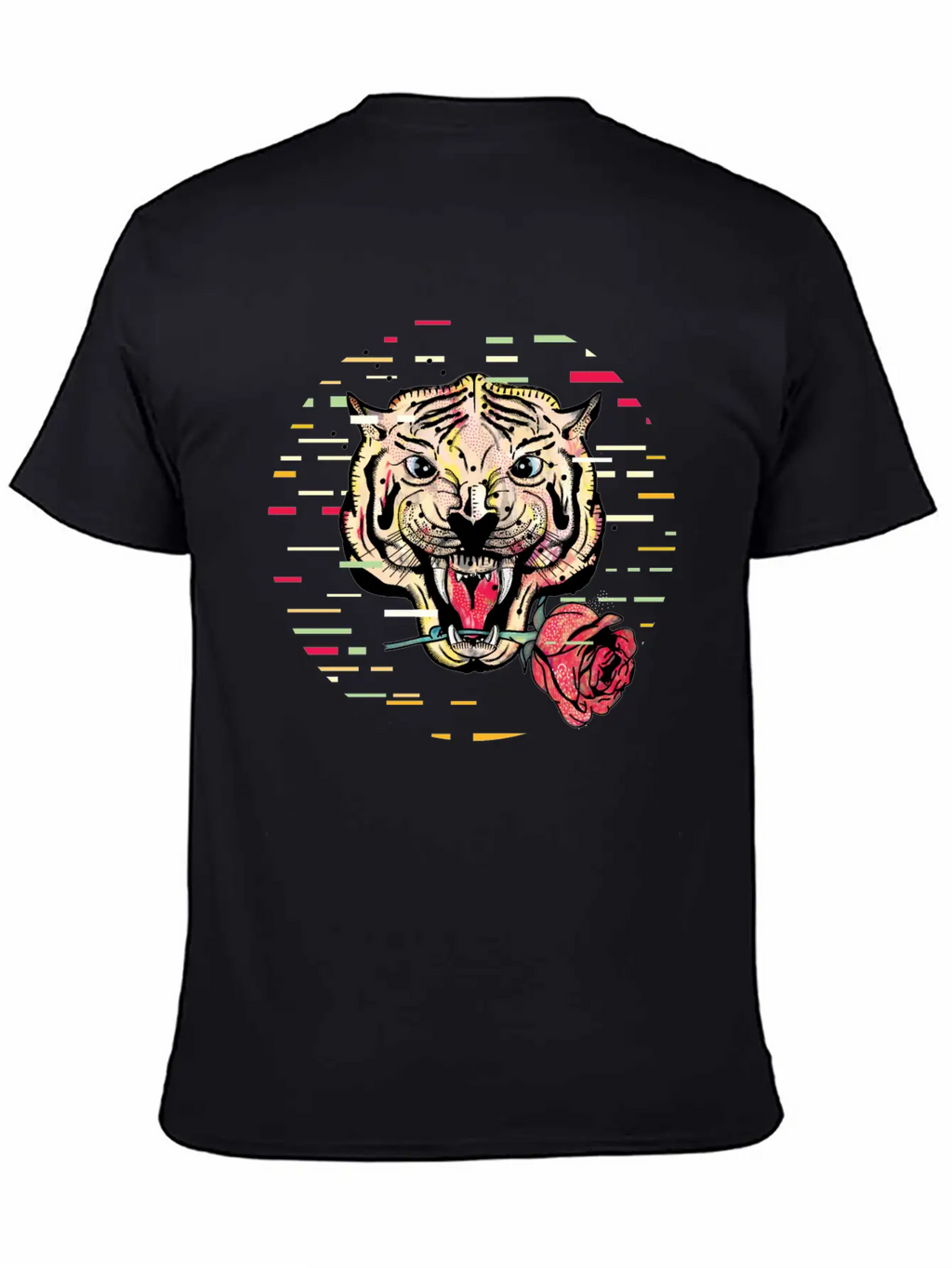 Tiger And Rose Unisex Casual T-Shirt – Clean Design For Daily Comfort