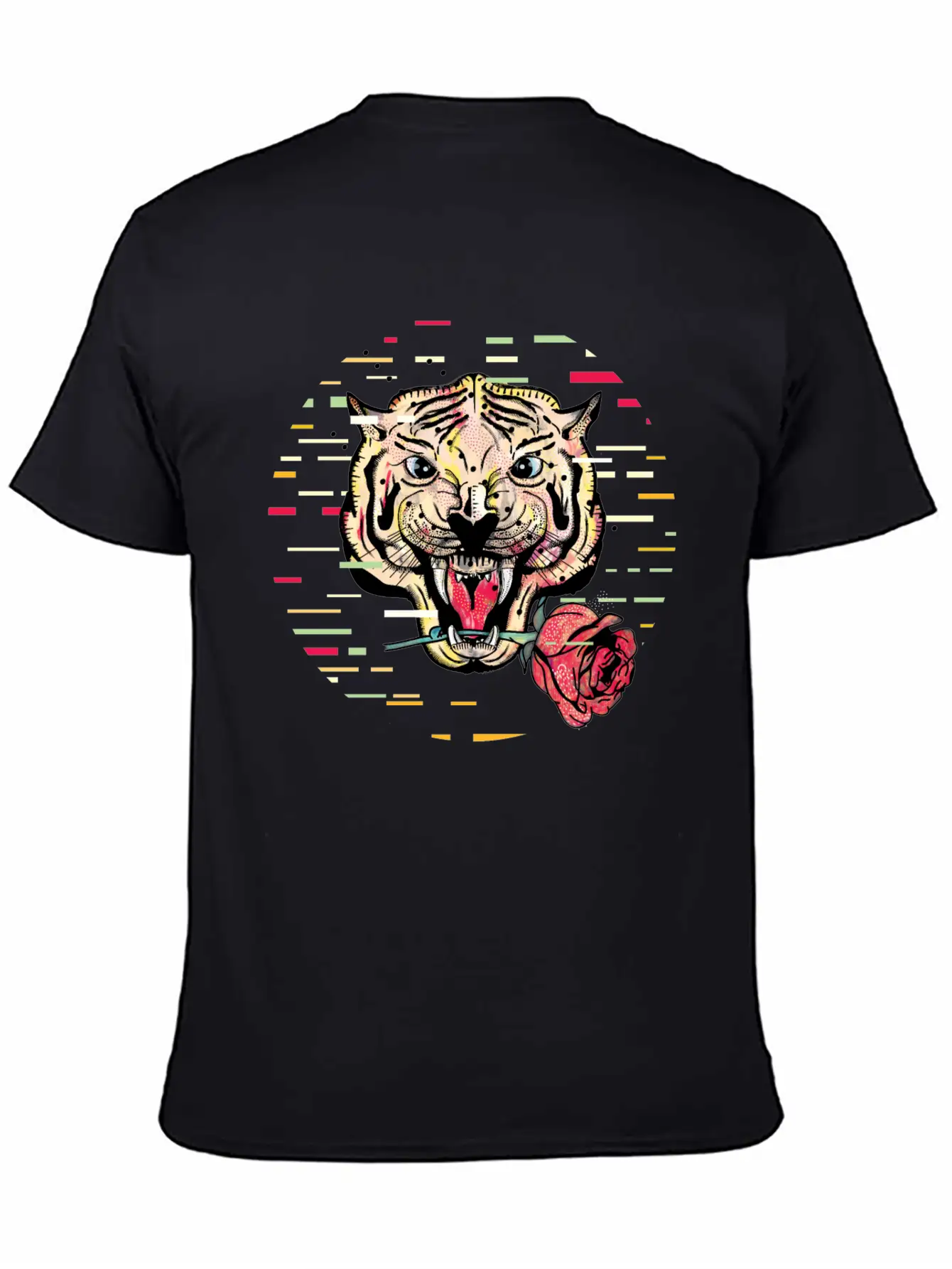 Tiger And Rose Unisex Casual T-Shirt – Clean Design For Daily Comfort