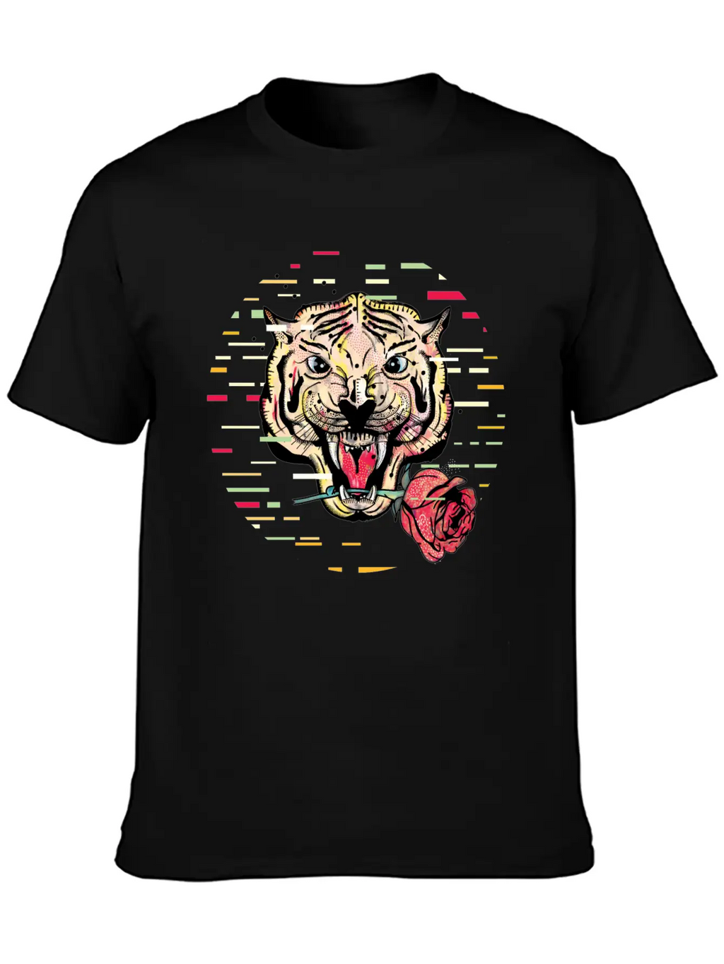 Tiger And Rose Unisex Casual T-Shirt – Clean Design For Daily Comfort