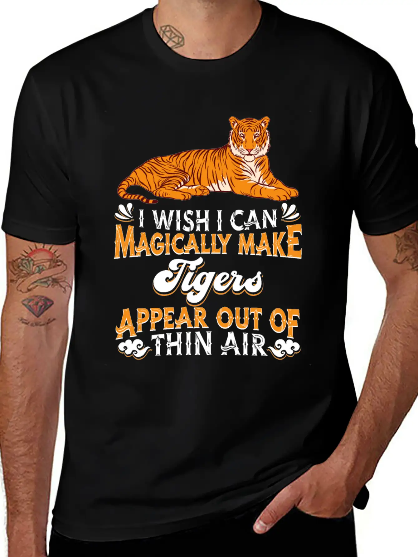 Tiger Breathable Soft Cotton T-Shirt – Timeless Casual Look