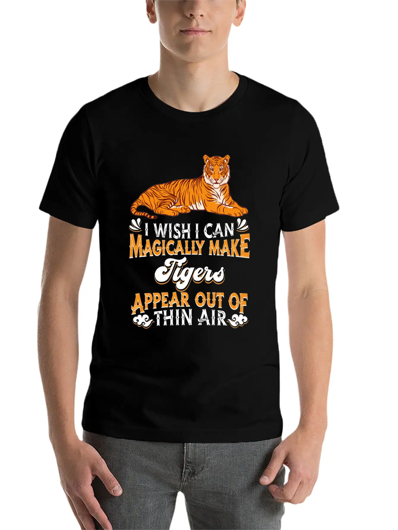 Tiger Breathable Soft Cotton T-Shirt – Timeless Casual Look