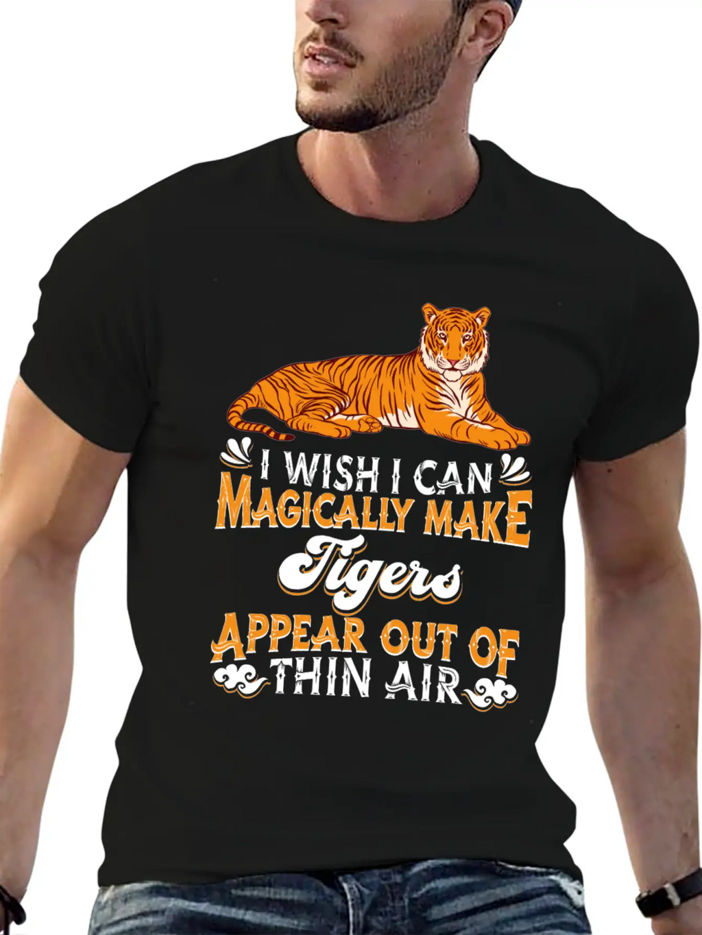 Tiger Breathable Soft Cotton T-Shirt – Timeless Casual Look