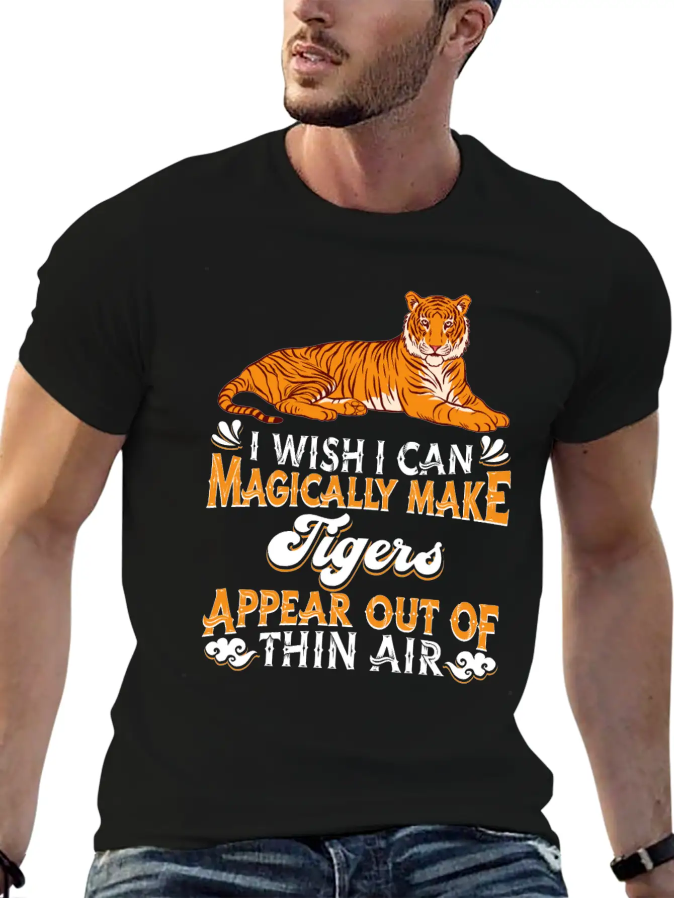 Tiger Breathable Soft Cotton T-Shirt – Timeless Casual Look