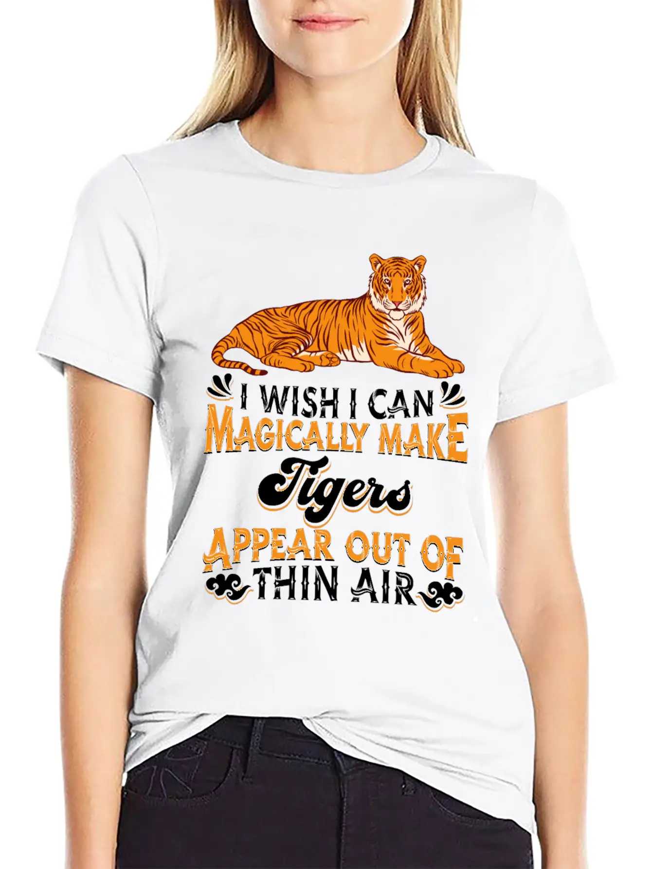 Tiger Breathable Soft Cotton T-Shirt – Timeless Casual Look