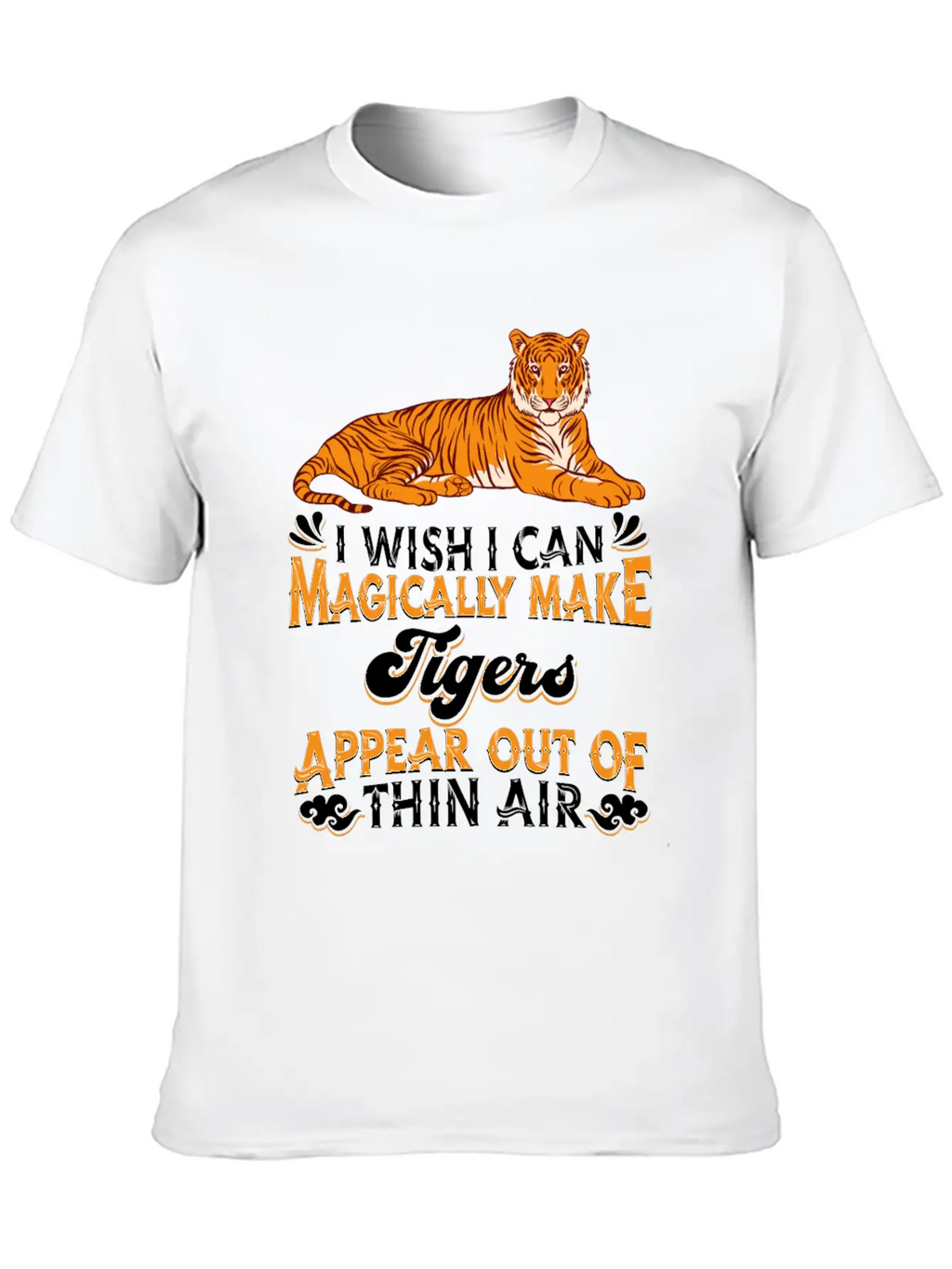 Tiger Breathable Soft Cotton T-Shirt – Timeless Casual Look