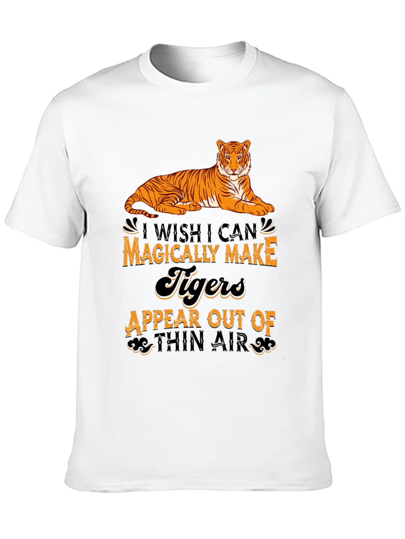 Tiger Breathable Soft Cotton T-Shirt – Timeless Casual Look