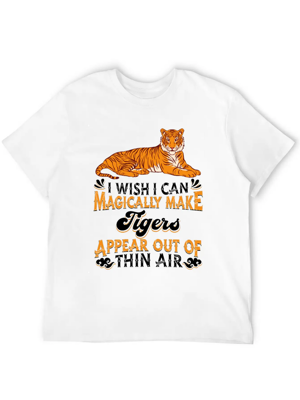 Tiger Breathable Soft Cotton T-Shirt – Timeless Casual Look