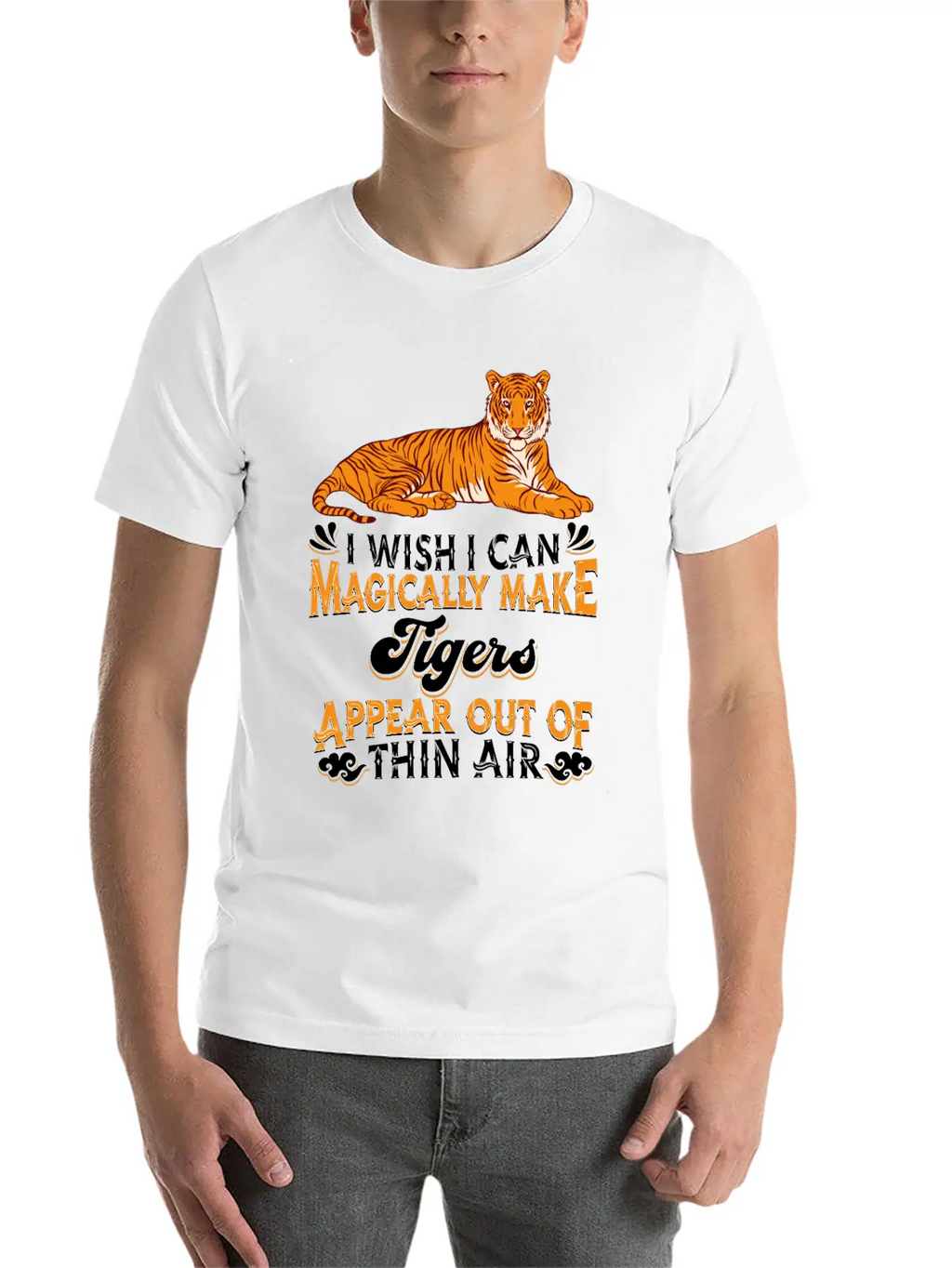 Tiger Breathable Soft Cotton T-Shirt – Timeless Casual Look
