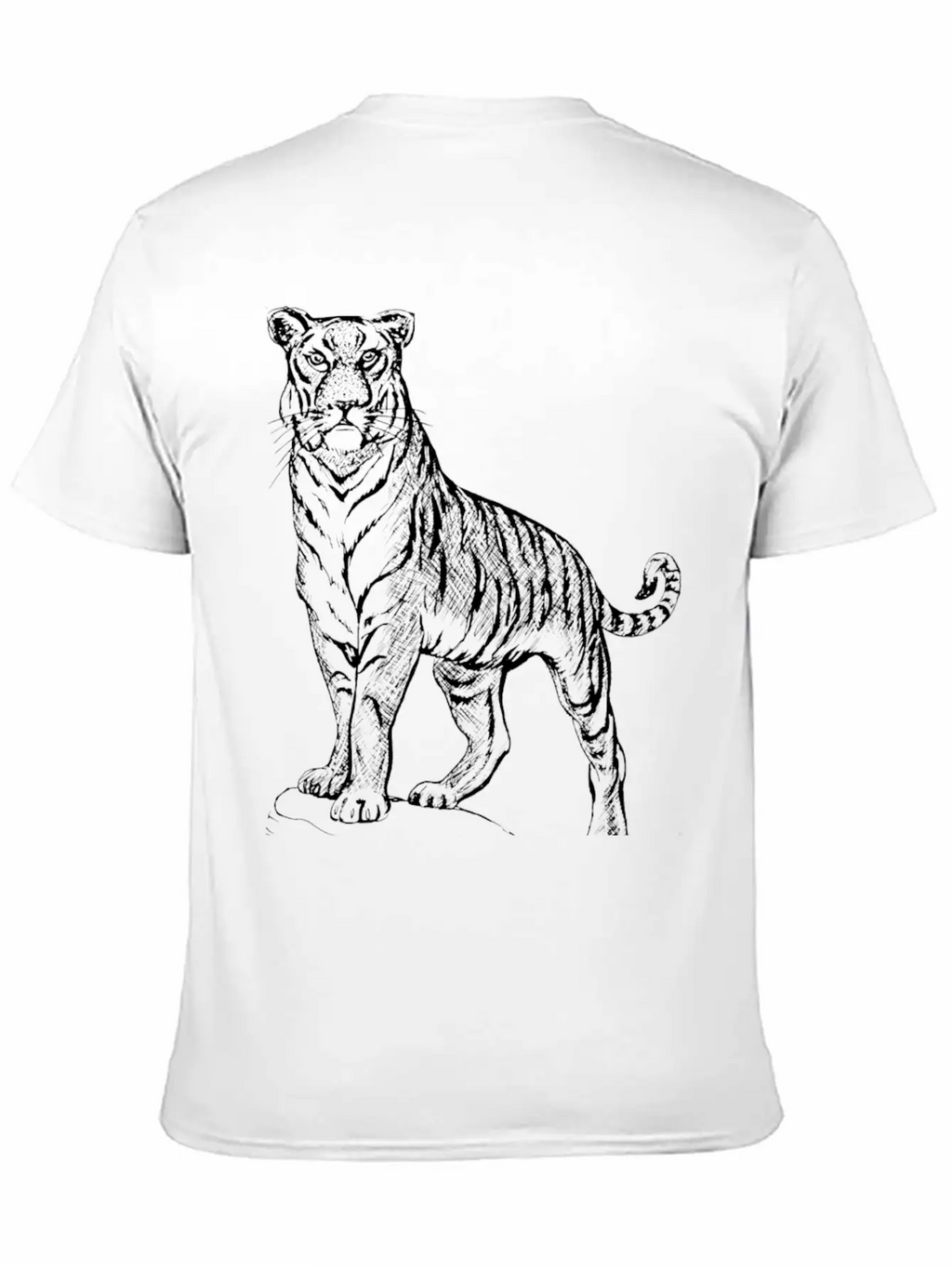 Tiger Casual Graphic T-Shirt – Simple And Comfortable Daily Wear
