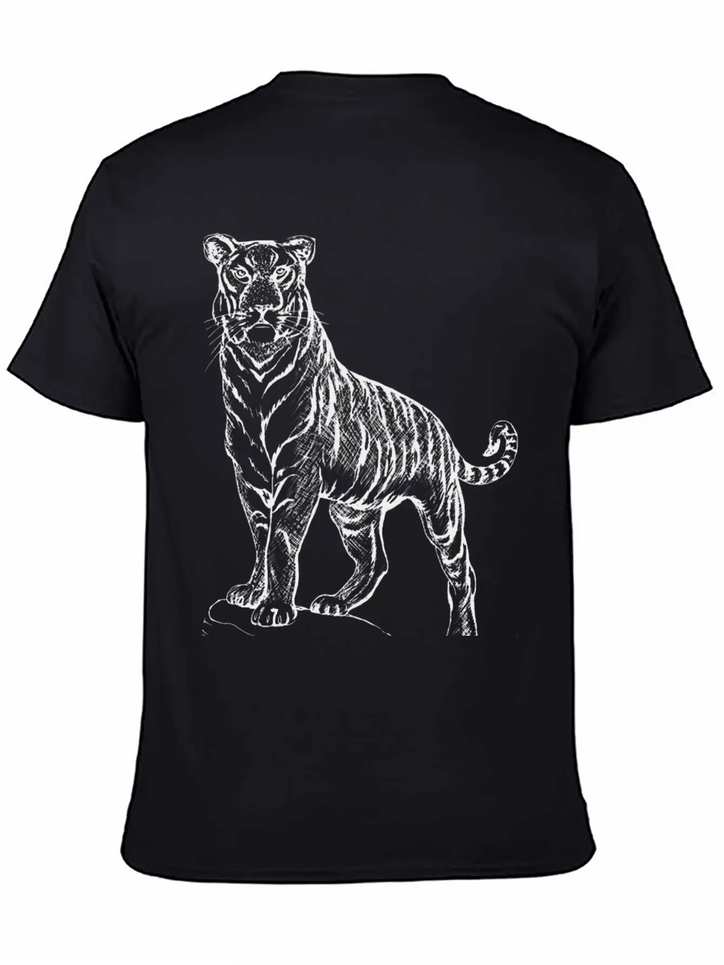 Tiger Casual Graphic T-Shirt – Simple And Comfortable Daily Wear