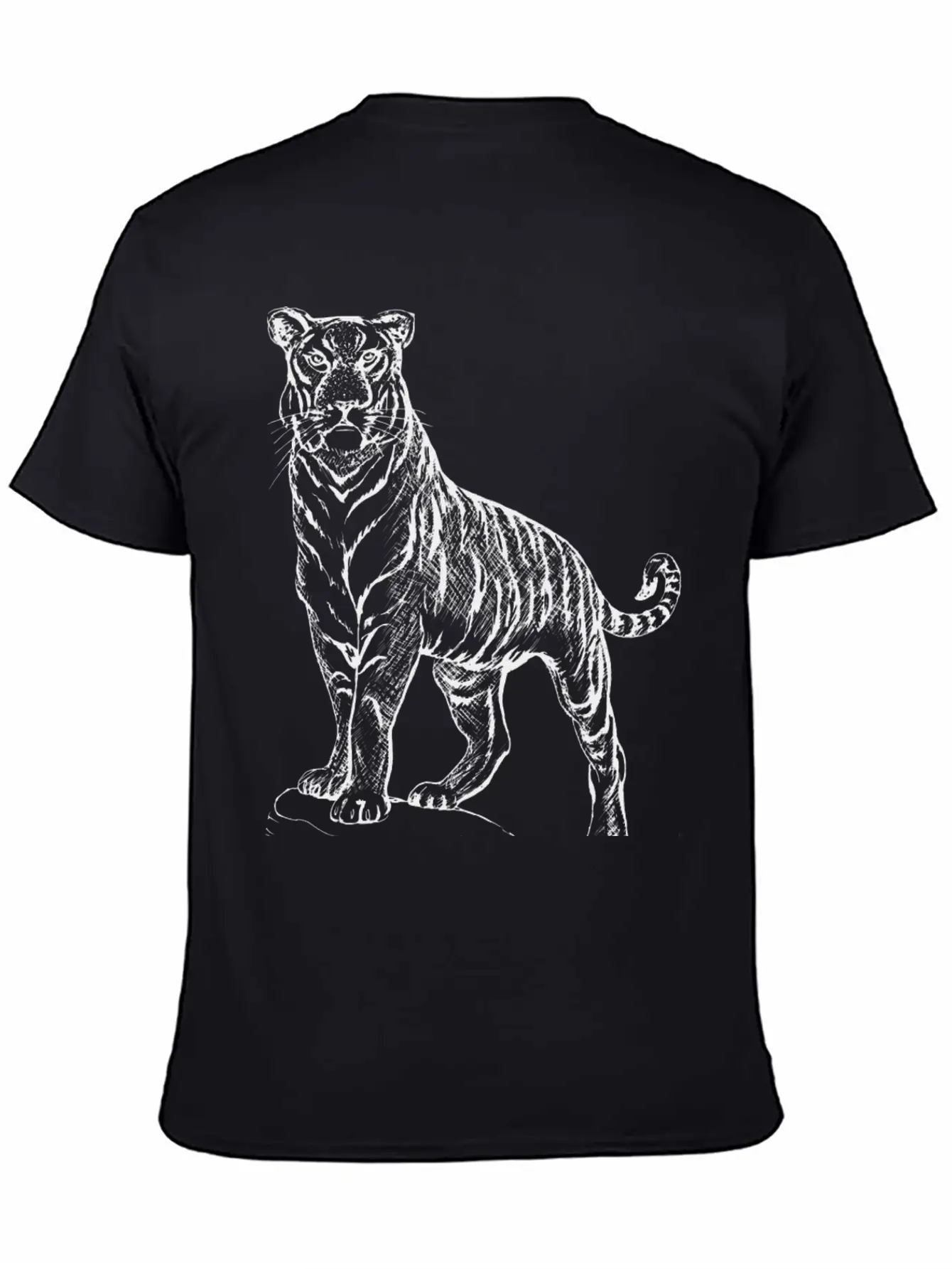 Tiger Casual Graphic T-Shirt – Simple And Comfortable Daily Wear