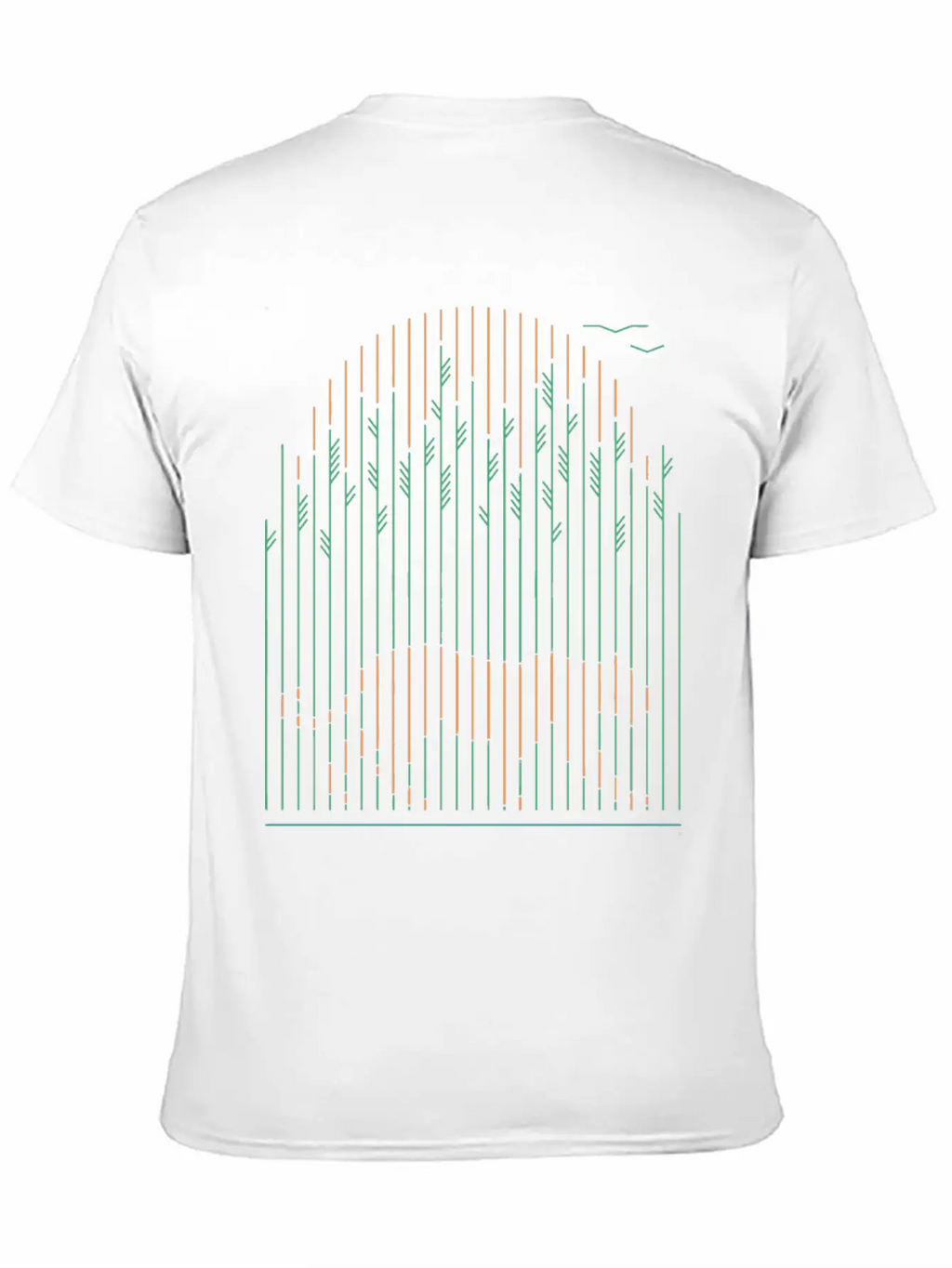 Tiger In The Grass Breathable Soft Cotton T-Shirt – Timeless Casual Look