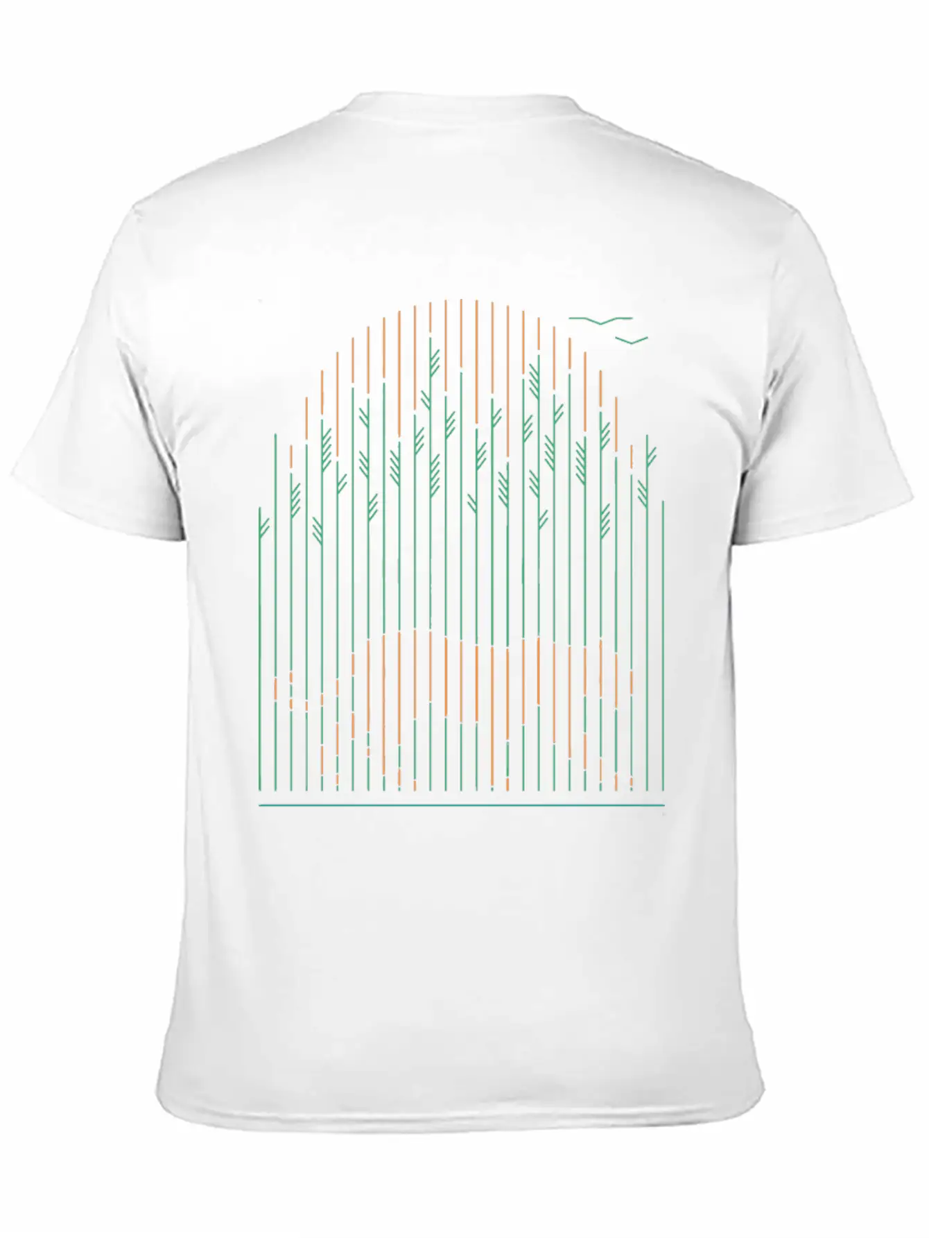 Tiger In The Grass Breathable Soft Cotton T-Shirt – Timeless Casual Look