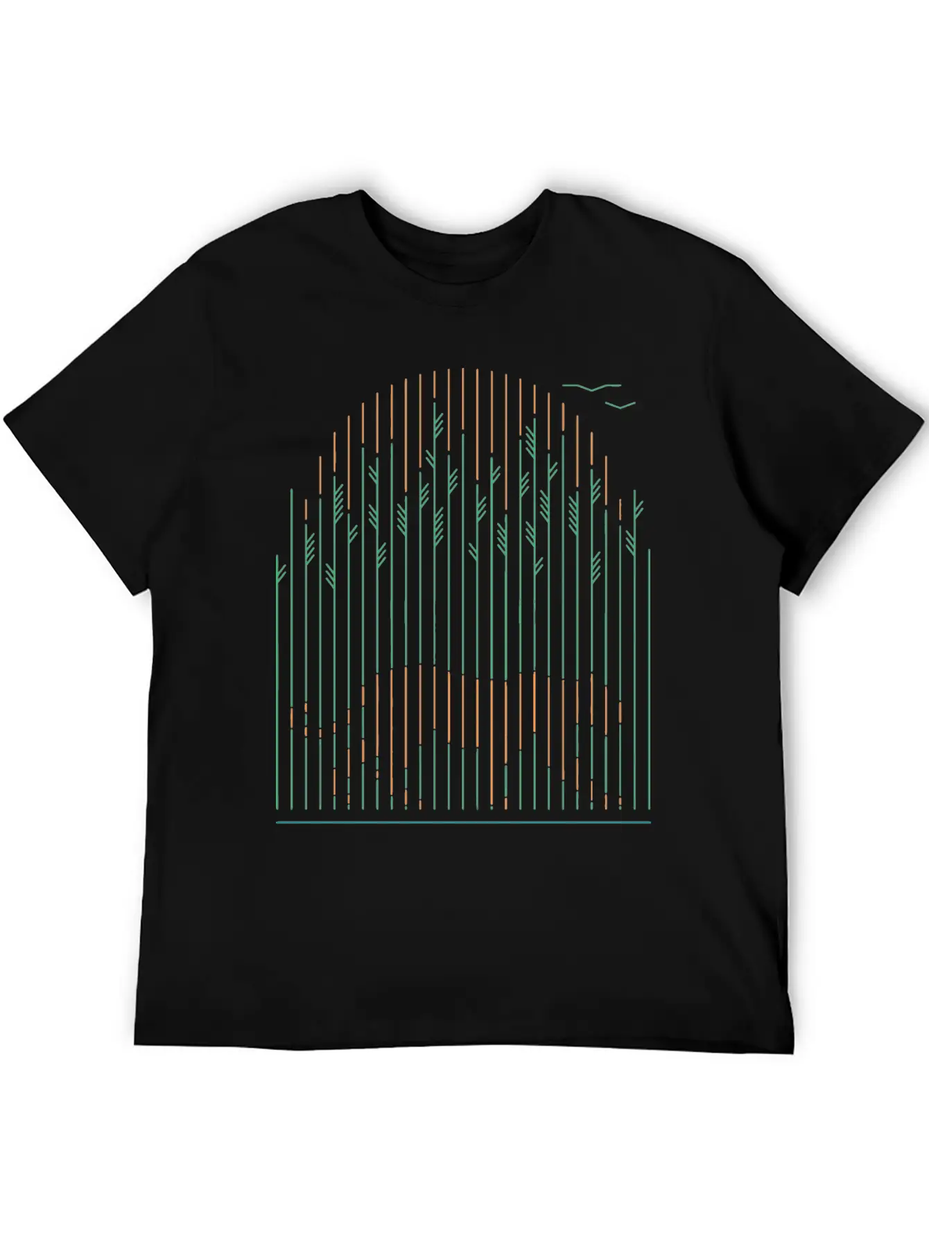 Tiger In The Grass Breathable Soft Cotton T-Shirt – Timeless Casual Look