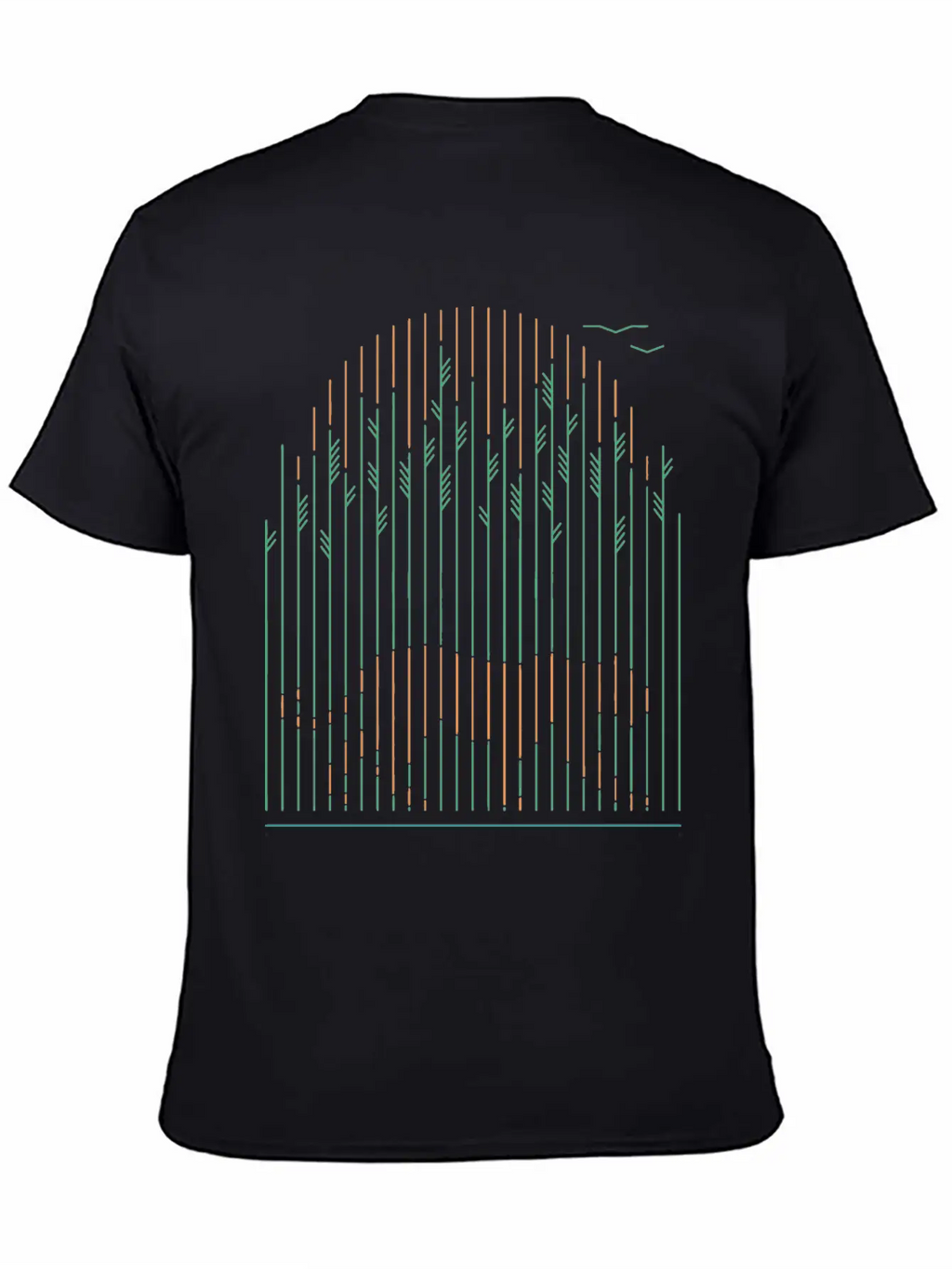 Tiger In The Grass Breathable Soft Cotton T-Shirt – Timeless Casual Look