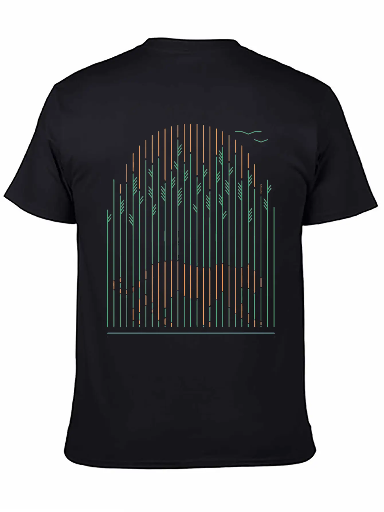 Tiger In The Grass Breathable Soft Cotton T-Shirt – Timeless Casual Look