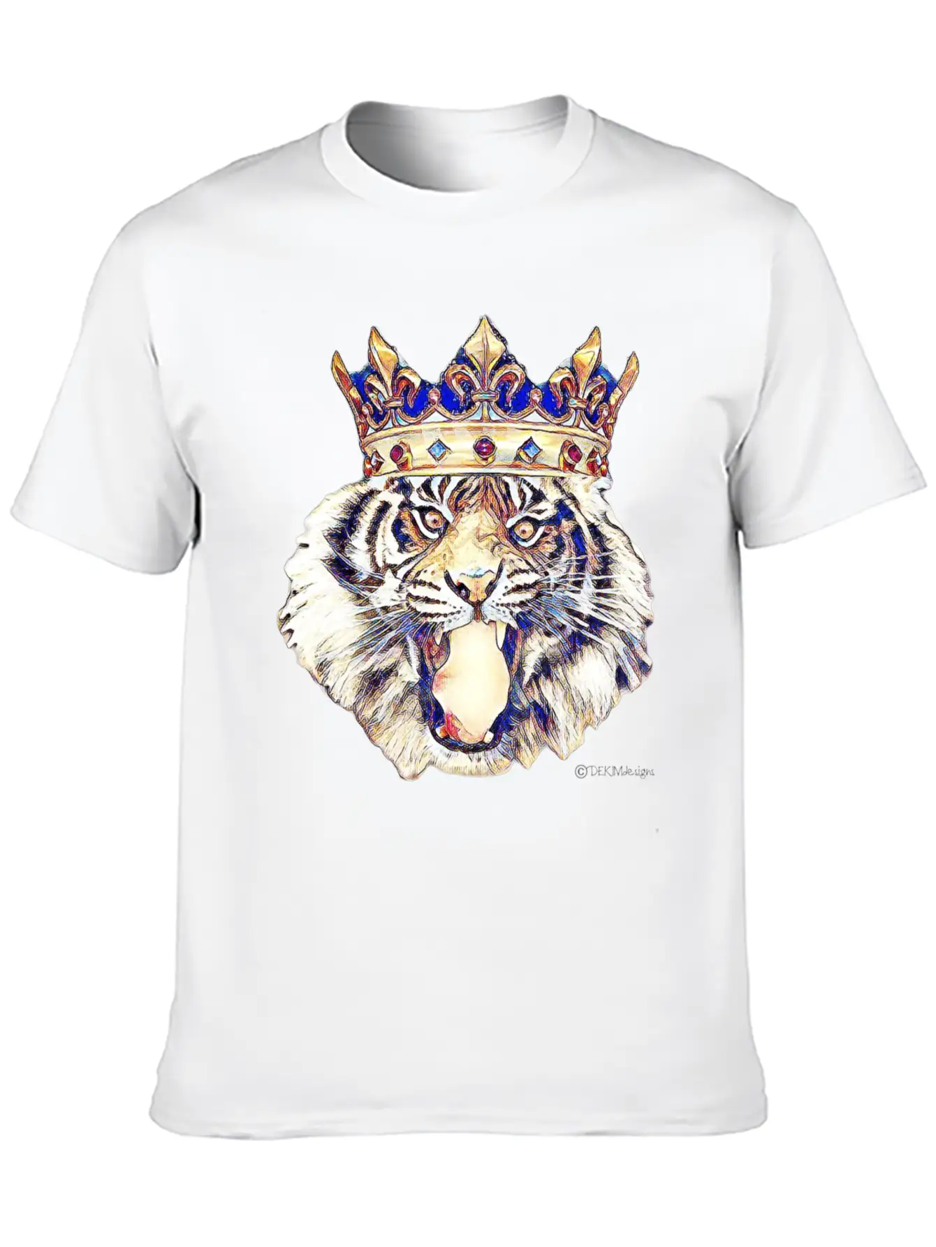 Tiger King Stylish Everyday T-Shirt – Unisex Basic Cotton Tee