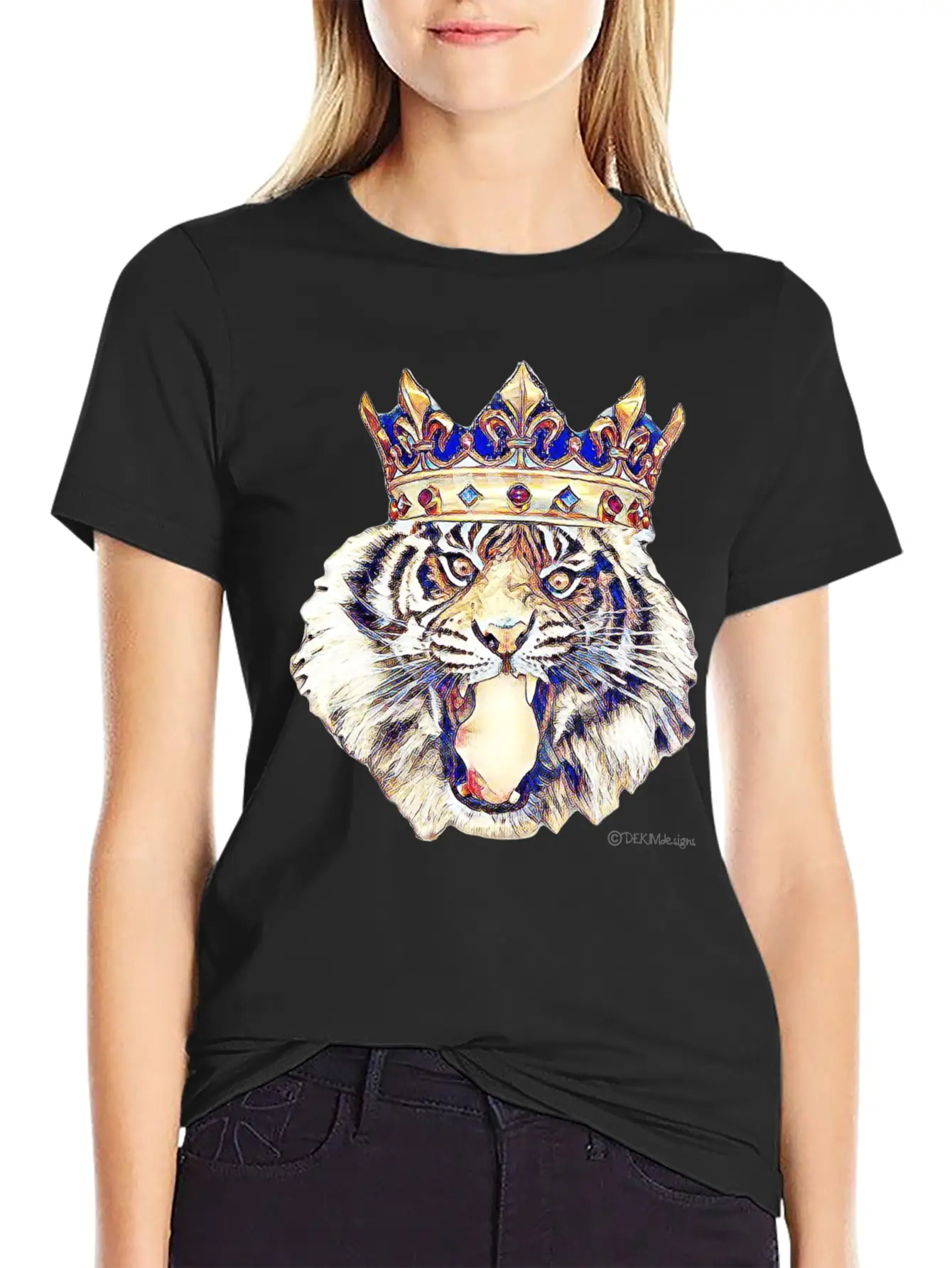 Tiger King Stylish Everyday T-Shirt – Unisex Basic Cotton Tee