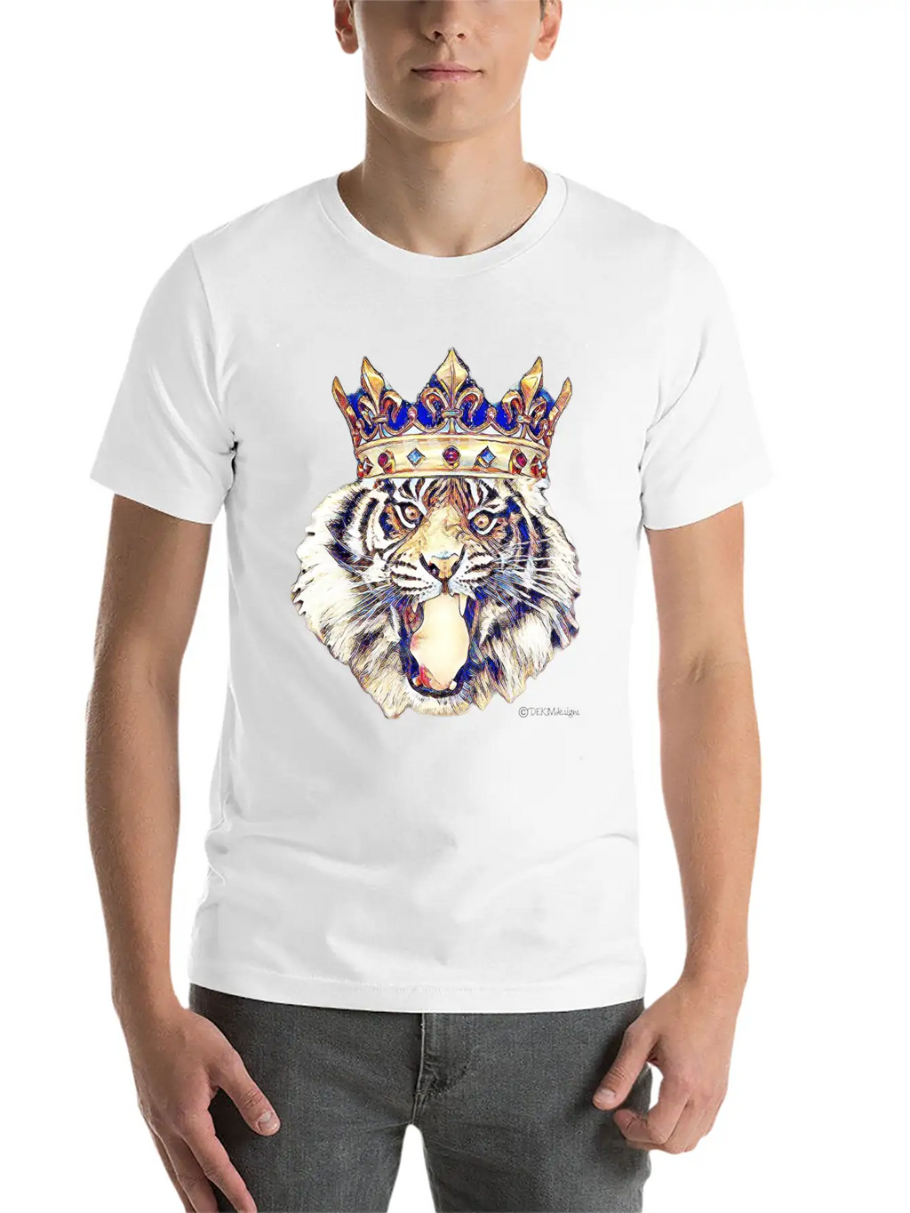 Tiger King Stylish Everyday T-Shirt – Unisex Basic Cotton Tee