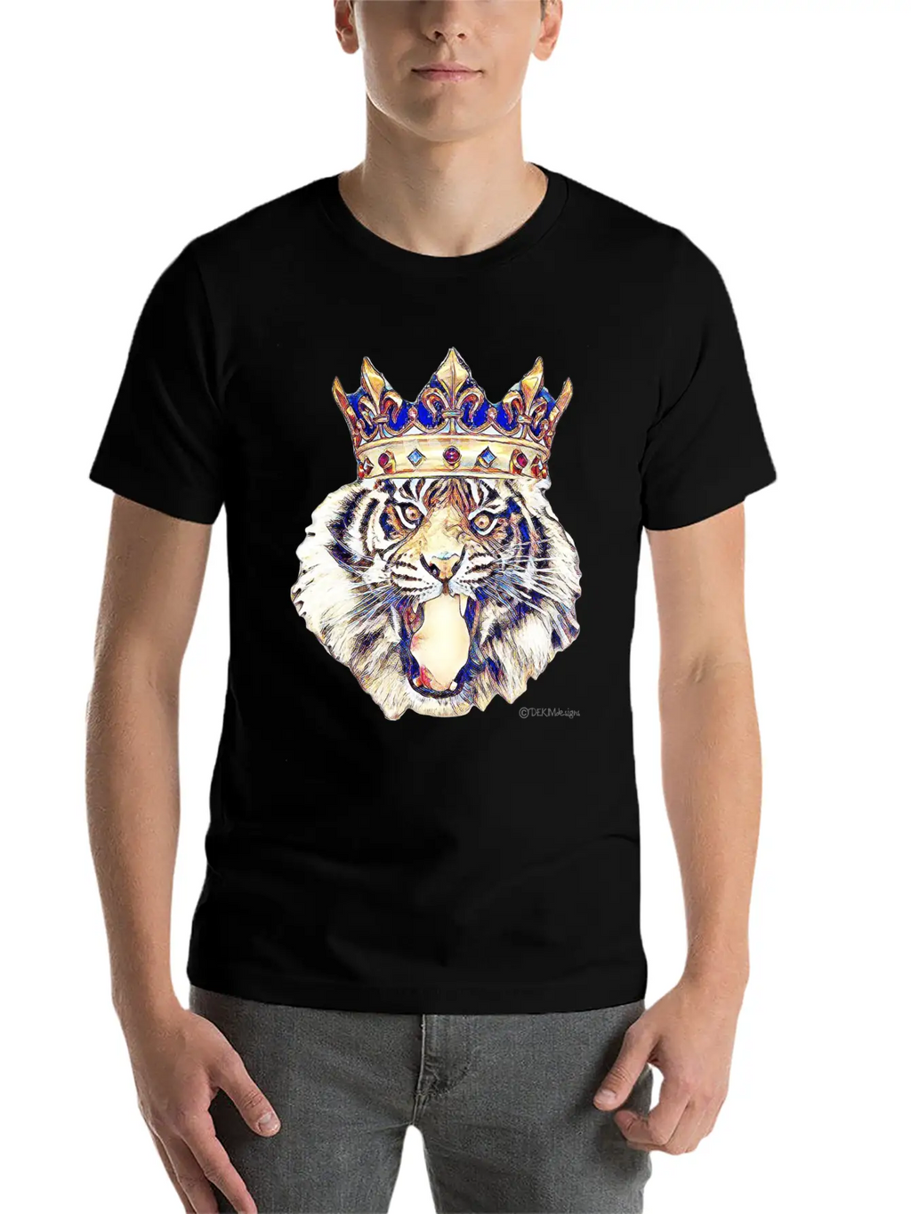 Tiger King Stylish Everyday T-Shirt – Unisex Basic Cotton Tee