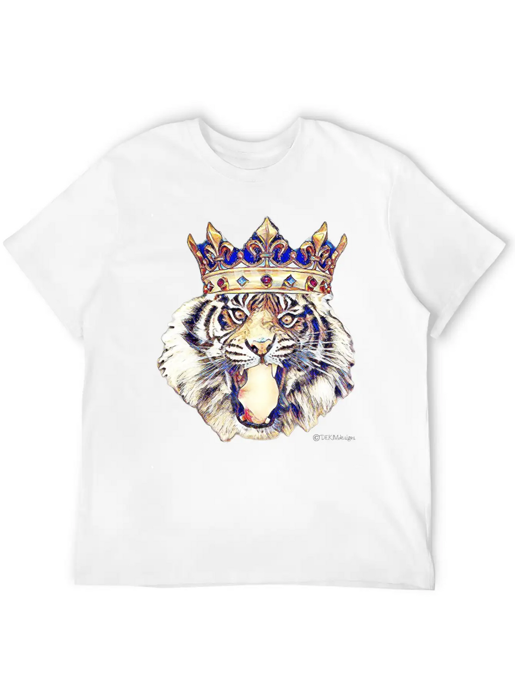 Tiger King Stylish Everyday T-Shirt – Unisex Basic Cotton Tee