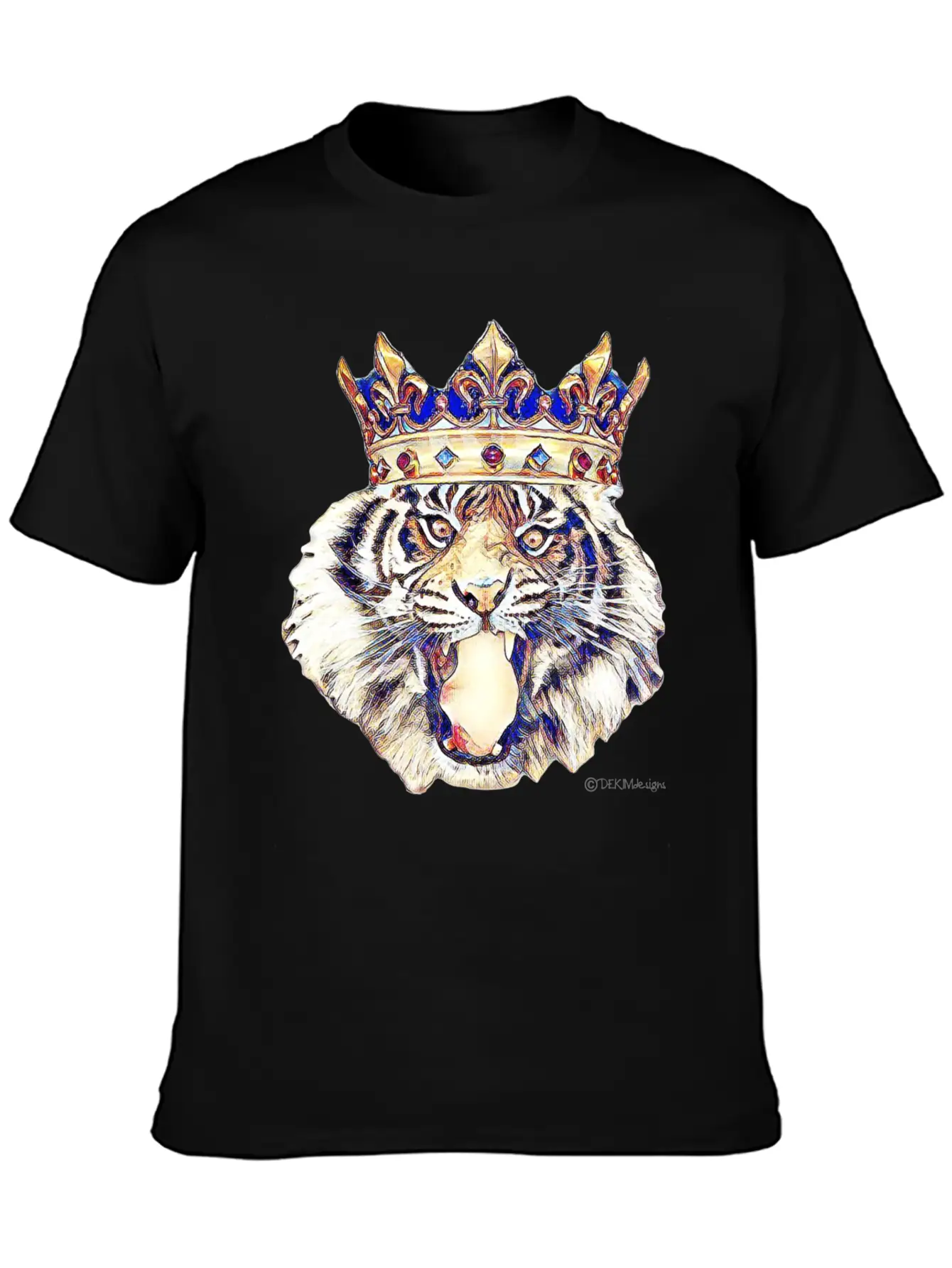 Tiger King Stylish Everyday T-Shirt – Unisex Basic Cotton Tee