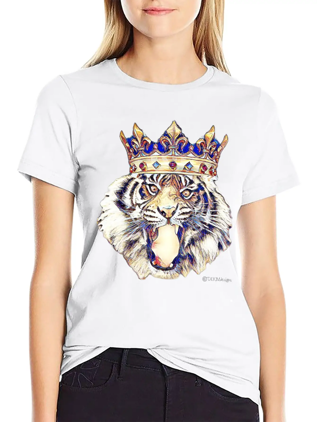 Tiger King Stylish Everyday T-Shirt – Unisex Basic Cotton Tee