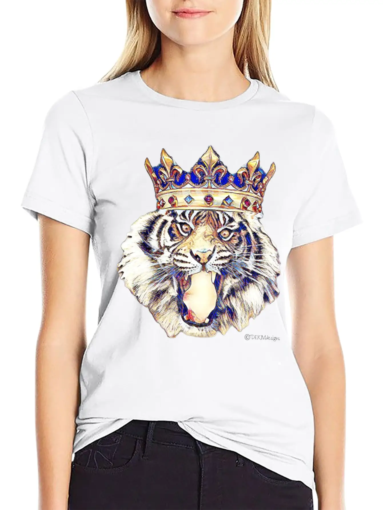 Tiger King Stylish Everyday T-Shirt – Unisex Basic Cotton Tee