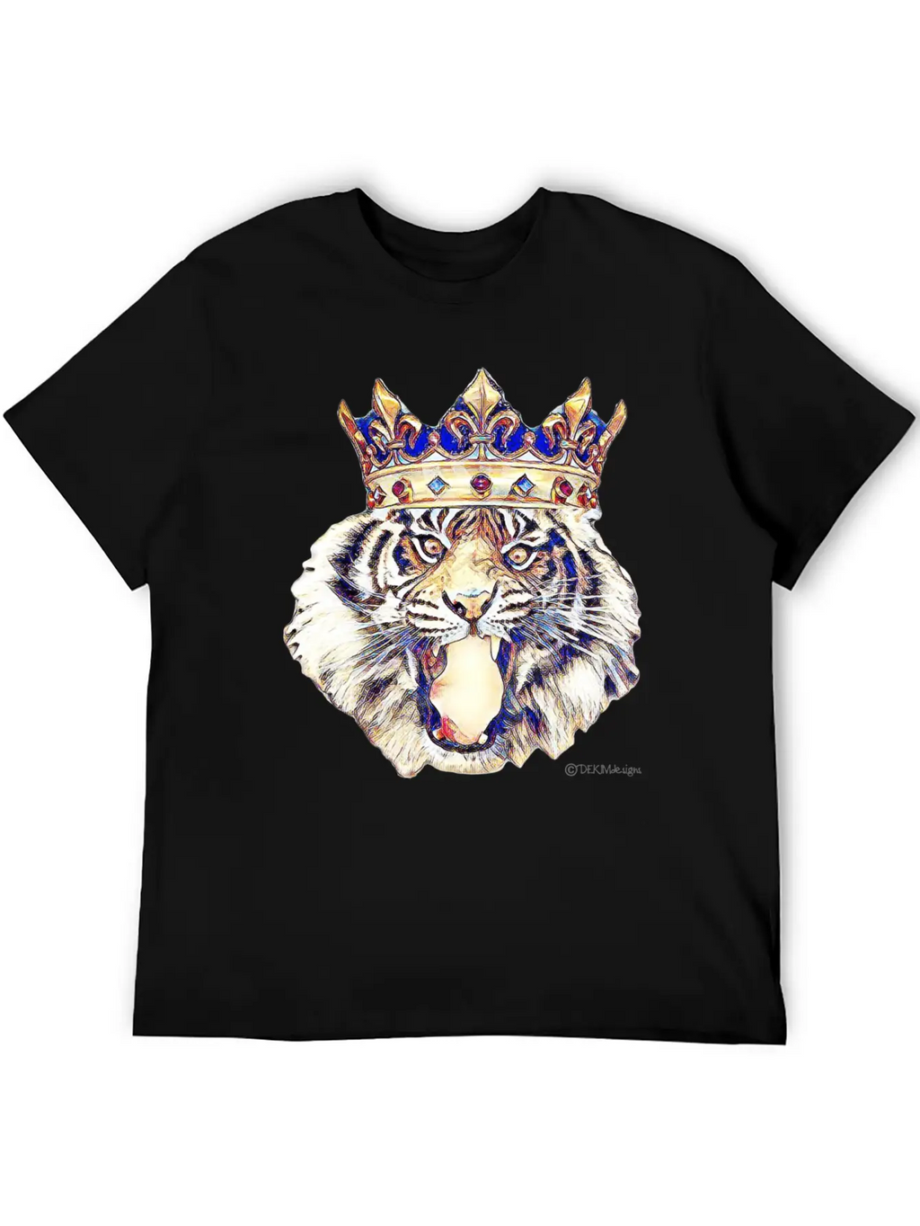Tiger King Stylish Everyday T-Shirt – Unisex Basic Cotton Tee